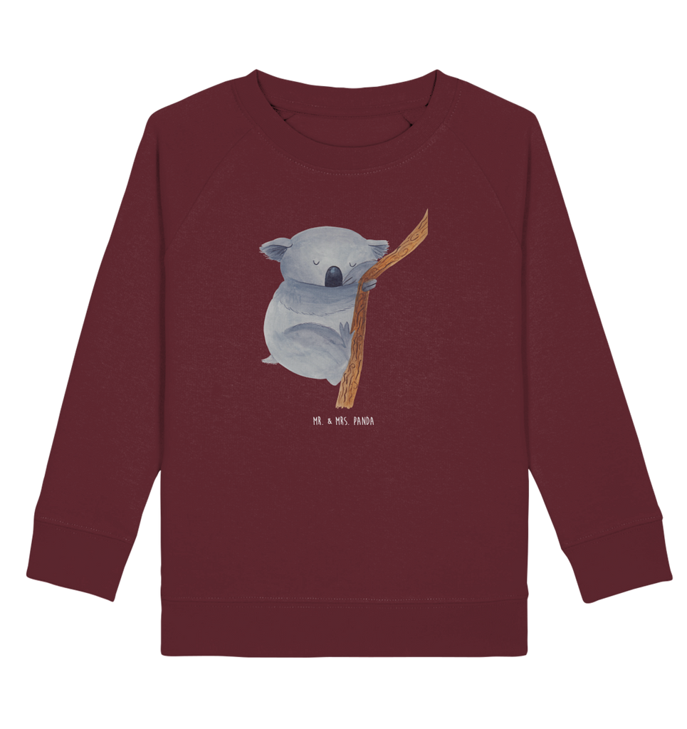 Organic Kinder Pullover Koalabär Kinder Pullover, Kinder Sweatshirt, Jungen, Mädchen, Tiermotive, Gute Laune, lustige Sprüche, Tiere, Koala, träumen, Traum, schlafen, Schlafzimmer, Traumland, Bär, Koalabär