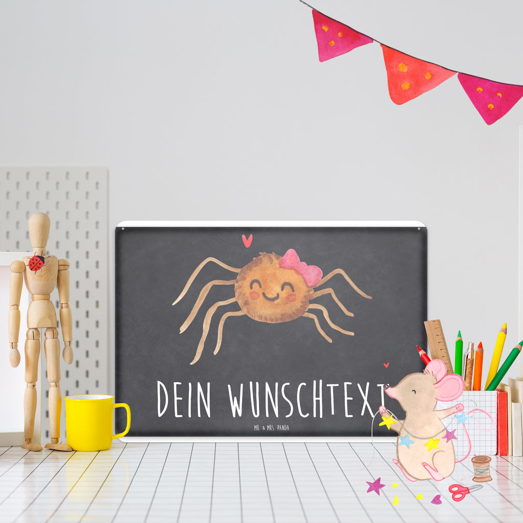 Personalisiertes Blechschild Spinne Agathe Freude Blechschild, Metallschild, Geschenk Schild, Schild, Magnet-Metall-Schild, Deko Schild, Wandschild, Wand-Dekoration, Türschild, Spinne Agathe, Spinne, Agathe, Videos, Merchandise, Viral, Viraler Hit, Trend, Beliebte Spinne