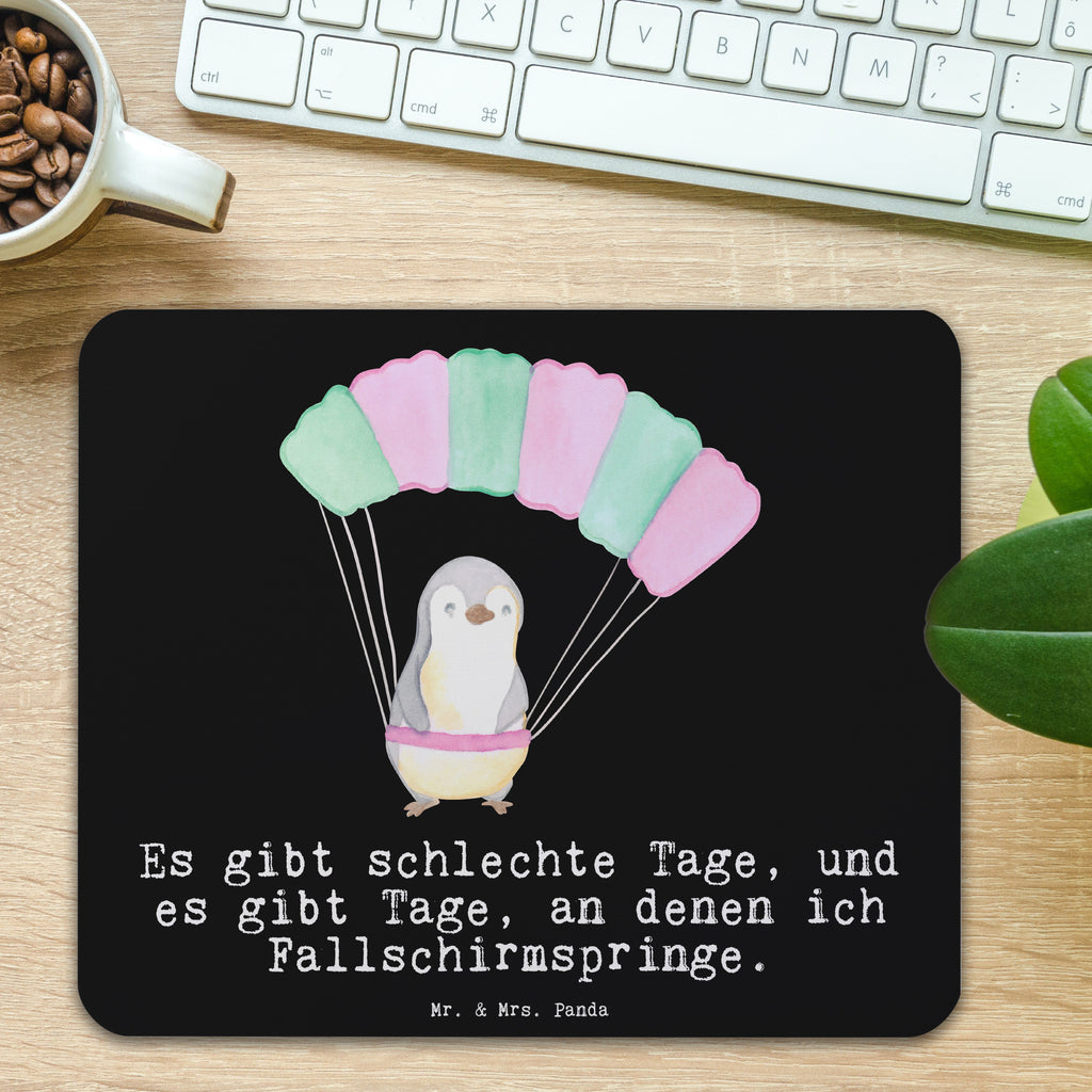 Mauspad Pinguin Fallschirm springen Tage Mousepad, Computer zubehör, Büroausstattung, PC Zubehör, Arbeitszimmer, Mauspad, Einzigartiges Mauspad, Designer Mauspad, Mausunterlage, Mauspad Büro, Geschenk, Sport, Sportart, Hobby, Schenken, Danke, Dankeschön, Auszeichnung, Gewinn, Sportler, Fallschirmspringen, Skydive, Fallschirmsprung