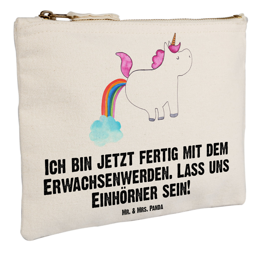 Schminktasche Einhorn Pupsend Schminktasche, Kosmetiktasche, Kosmetikbeutel, Stiftemäppchen, Etui, Federmappe, Makeup, XXL, Schminketui, Kosmetiketui, Schlamperetui, Einhorn, Einhörner, Einhorn Deko, Pegasus, Unicorn, Pups, Regenbogen, Glitzer, Einhornpower, Erwachsenwerden, Spaß, lustig, Freundin