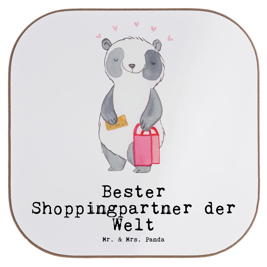 Quadratische Untersetzer Panda Bester Shoppingpartner der Welt Untersetzer, Bierdeckel, Glasuntersetzer, Untersetzer Gläser, Getränkeuntersetzer, Untersetzer aus Holz, Untersetzer für Gläser, Korkuntersetzer, Untersetzer Holz, Holzuntersetzer, Tassen Untersetzer, Untersetzer Design, für, Dankeschön, Geschenk, Schenken, Geburtstag, Geburtstagsgeschenk, Geschenkidee, Danke, Bedanken, Mitbringsel, Freude machen, Geschenktipp, Shoppingpartner, Shoppen, Begleitung, Partner, Freundin, Freund, bff, Shopping, Einkaufen, Shopping-Queen, Queen, Bester