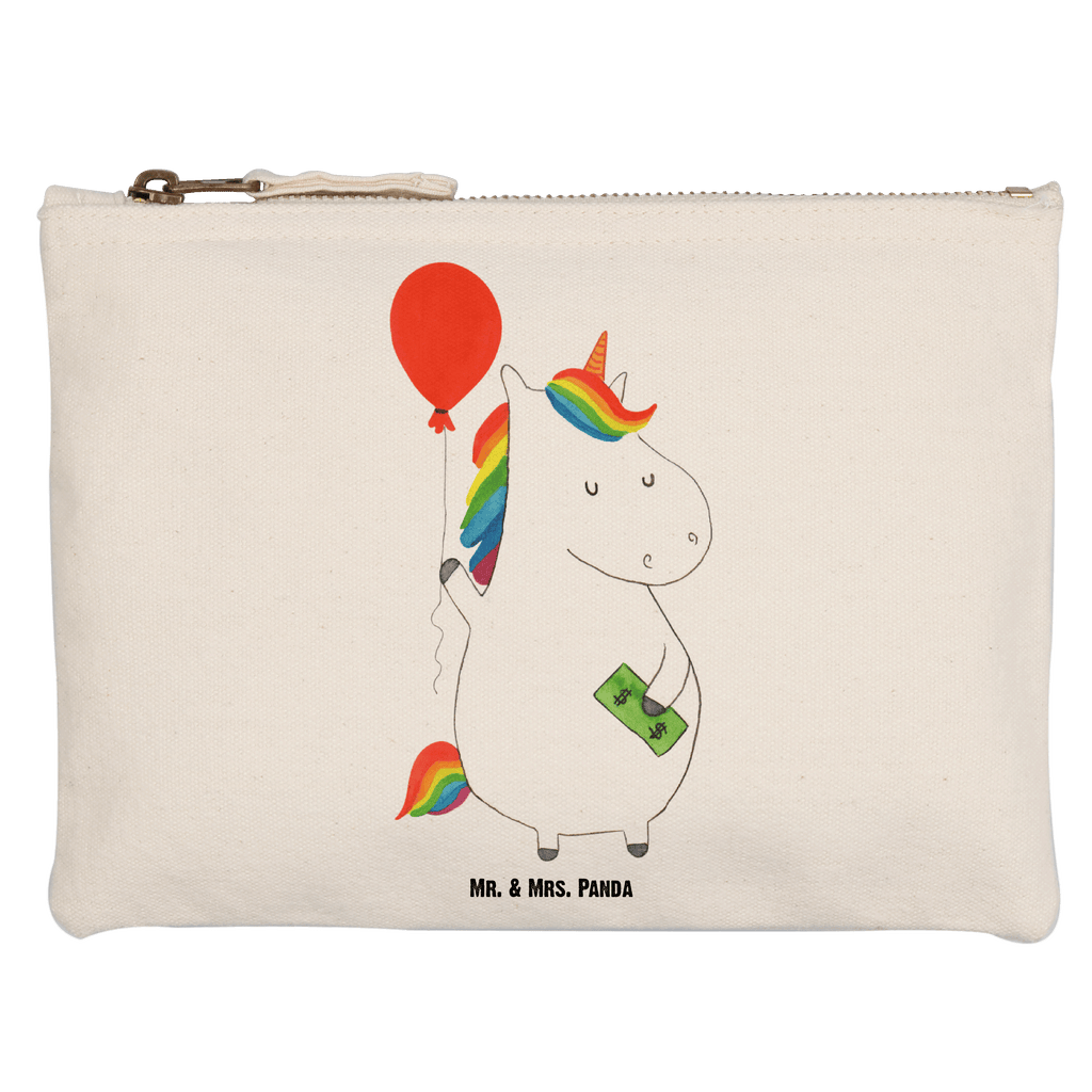 Schminktasche Einhorn Luftballon Schminktasche, Kosmetiktasche, Kosmetikbeutel, Stiftemäppchen, Etui, Federmappe, Makeup, XXL, Schminketui, Kosmetiketui, Schlamperetui, Einhorn, Einhörner, Einhorn Deko, Pegasus, Unicorn, Luftballon, Geld, Lebenslust, Freude, Geschenk, Freundin