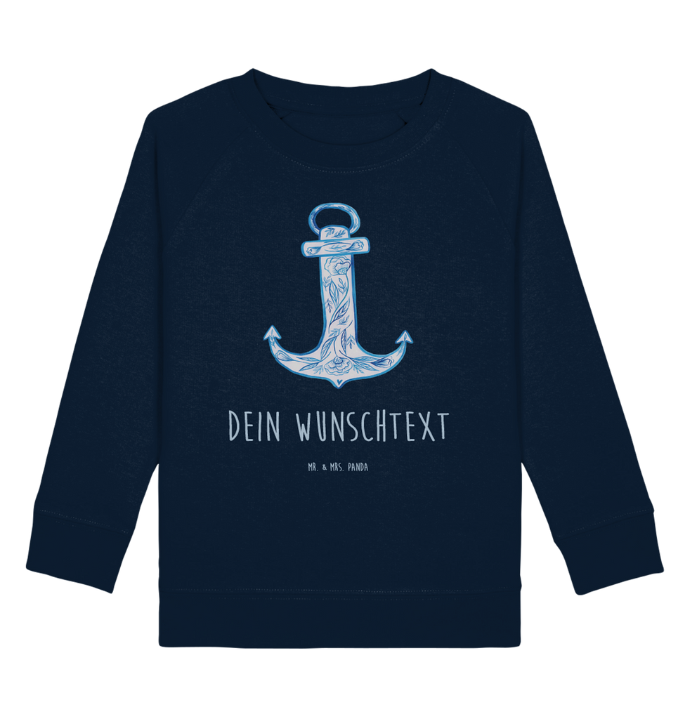 Personalisierter Kinder Pullover Anker Blau Personalisierter Kinder Pullover, Personalisiertes Kinder Sweatshirt, Jungen, Mädchen, Tiermotive, Gute Laune, lustige Sprüche, Tiere