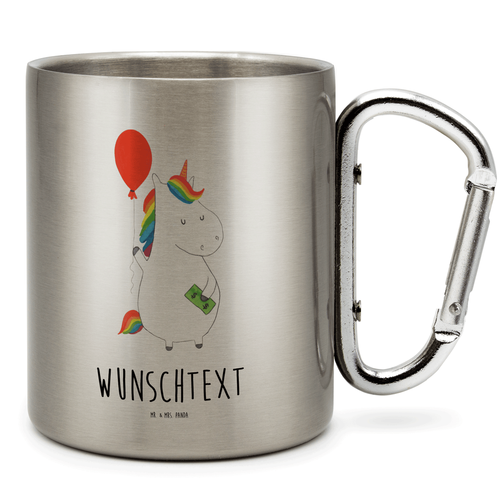 Personalisierter Edelstahlbecher Einhorn Luftballon Personalisierte Edelstahltasse, Personalisierter Edelstahlbecher, Personalisierter Outdoor Becher, Personalisierte Outdoor Tasse, Einhorn, Einhörner, Einhorn Deko, Pegasus, Unicorn, Luftballon, Geld, Lebenslust, Freude, Geschenk, Freundin