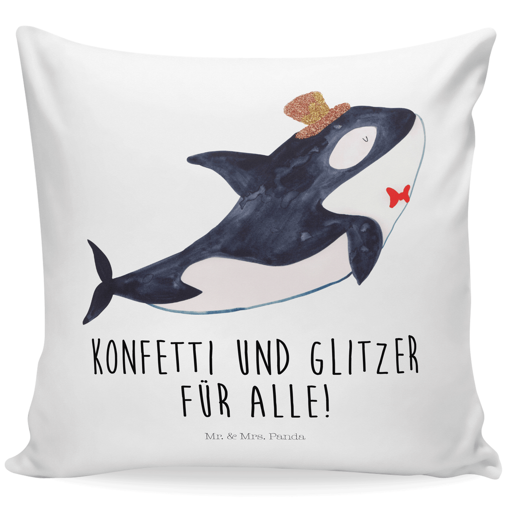 40x40 Kissen Orca Zylinder Kissenhülle, Kopfkissen, Sofakissen, Dekokissen, Motivkissen, sofakissen, sitzkissen, Kissen, Kissenbezüge, Kissenbezug 40x40, Kissen 40x40, Kissenhülle 40x40, Zierkissen, Couchkissen, Dekokissen Sofa, Sofakissen 40x40, Dekokissen 40x40, Kopfkissen 40x40, Kissen 40x40 Waschbar, Meerestiere, Meer, Urlaub, Narwal, Glitter, Konfetti, Glitzer, Geburtstag, Feier, Fete, Fest, Glückwunsch, Orca