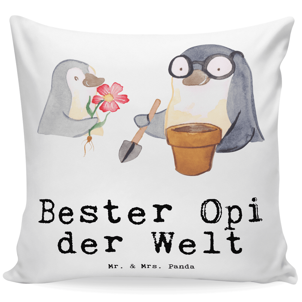 40x40 Kissen Pinguin Bester Opi der Welt Kissenhülle, Kopfkissen, Sofakissen, Dekokissen, Motivkissen, sofakissen, sitzkissen, Kissen, Kissenbezüge, Kissenbezug 40x40, Kissen 40x40, Kissenhülle 40x40, Zierkissen, Couchkissen, Dekokissen Sofa, Sofakissen 40x40, Dekokissen 40x40, Kopfkissen 40x40, Kissen 40x40 Waschbar, für, Dankeschön, Geschenk, Schenken, Geburtstag, Geburtstagsgeschenk, Geschenkidee, Danke, Bedanken, Mitbringsel, Freude machen, Geschenktipp, Großvater, Grossvater, Opa, Opi. Großpapa, Großeltern, Nichte, Neffe, Kleinigkeit, Oppa, Oppi, Bester