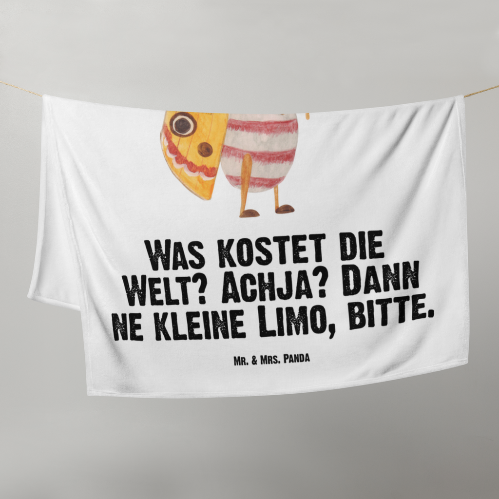 Babydecke Nachtfalter mit Fähnchen Babydecke, Babygeschenk, Geschenk Geburt, Babyecke Kuscheldecke, Krabbeldecke, Tiermotive, Gute Laune, lustige Sprüche, Tiere, Nachtfalter, Käfer, Spruch lustig, Spruch witzig, süß, niedlich, Küche Deko, Was kostet die Welt