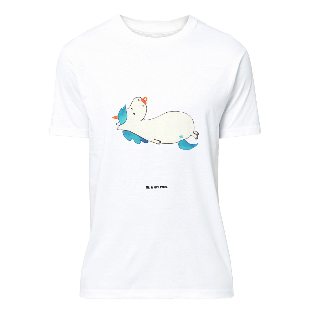 T-Shirt Standard Einhorn Schnullie T-Shirt, Shirt, Tshirt, Lustiges T-Shirt, T-Shirt mit Spruch, Party, Junggesellenabschied, Jubiläum, Geburstag, Herrn, Damen, Männer, Frauen, Schlafshirt, Nachthemd, Sprüche, Einhorn, Einhörner, Einhorn Deko, Pegasus, Unicorn, Baby, Kleinkind, Geburt, Geburtstag, Säugling, Schnuller, Geschenk Geburt, Mutter, Mama