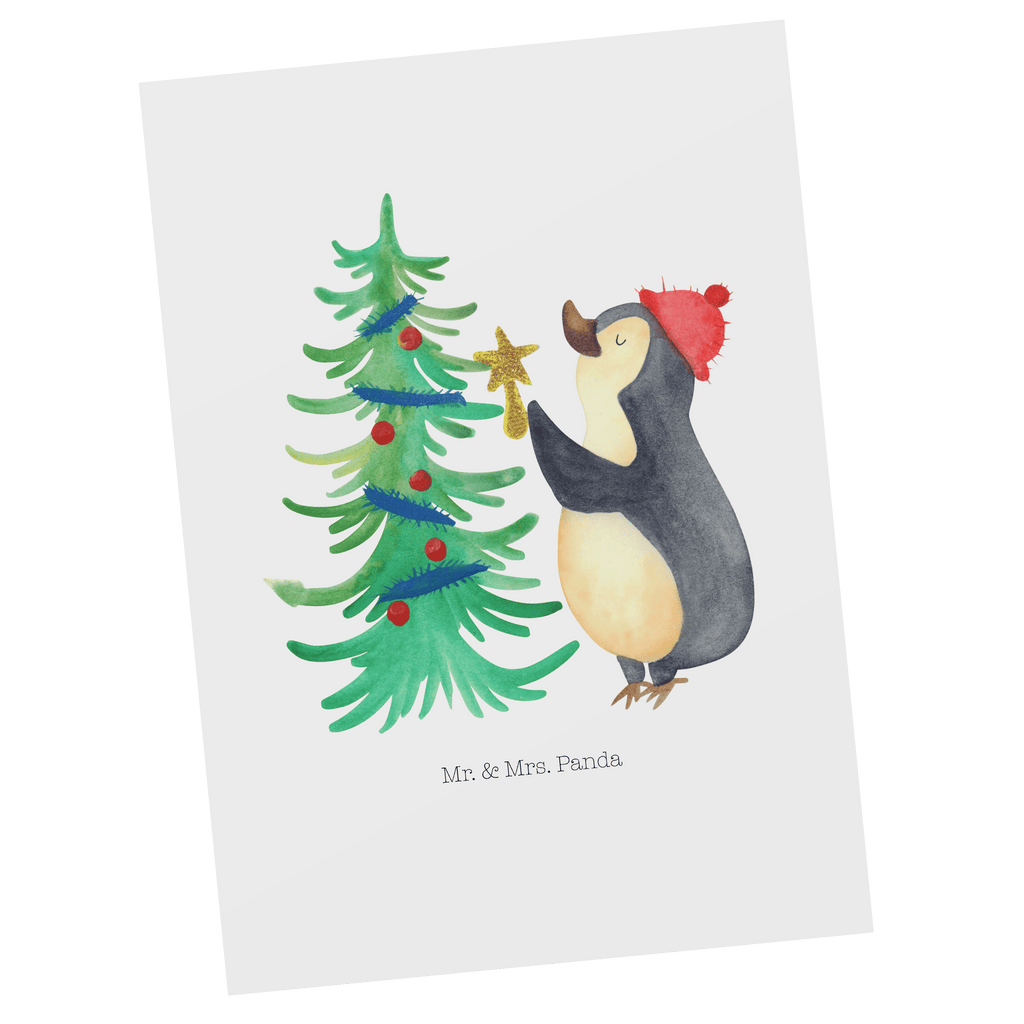 Postkarte Pinguin Weihnachtsbaum Postkarte, Karte, Geschenkkarte, Grußkarte, Einladung, Ansichtskarte, Geburtstagskarte, Einladungskarte, Dankeskarte, Ansichtskarten, Einladung Geburtstag, Einladungskarten Geburtstag, Winter, Weihnachten, Weihnachtsdeko, Nikolaus, Advent, Heiligabend, Wintermotiv, Pinguin