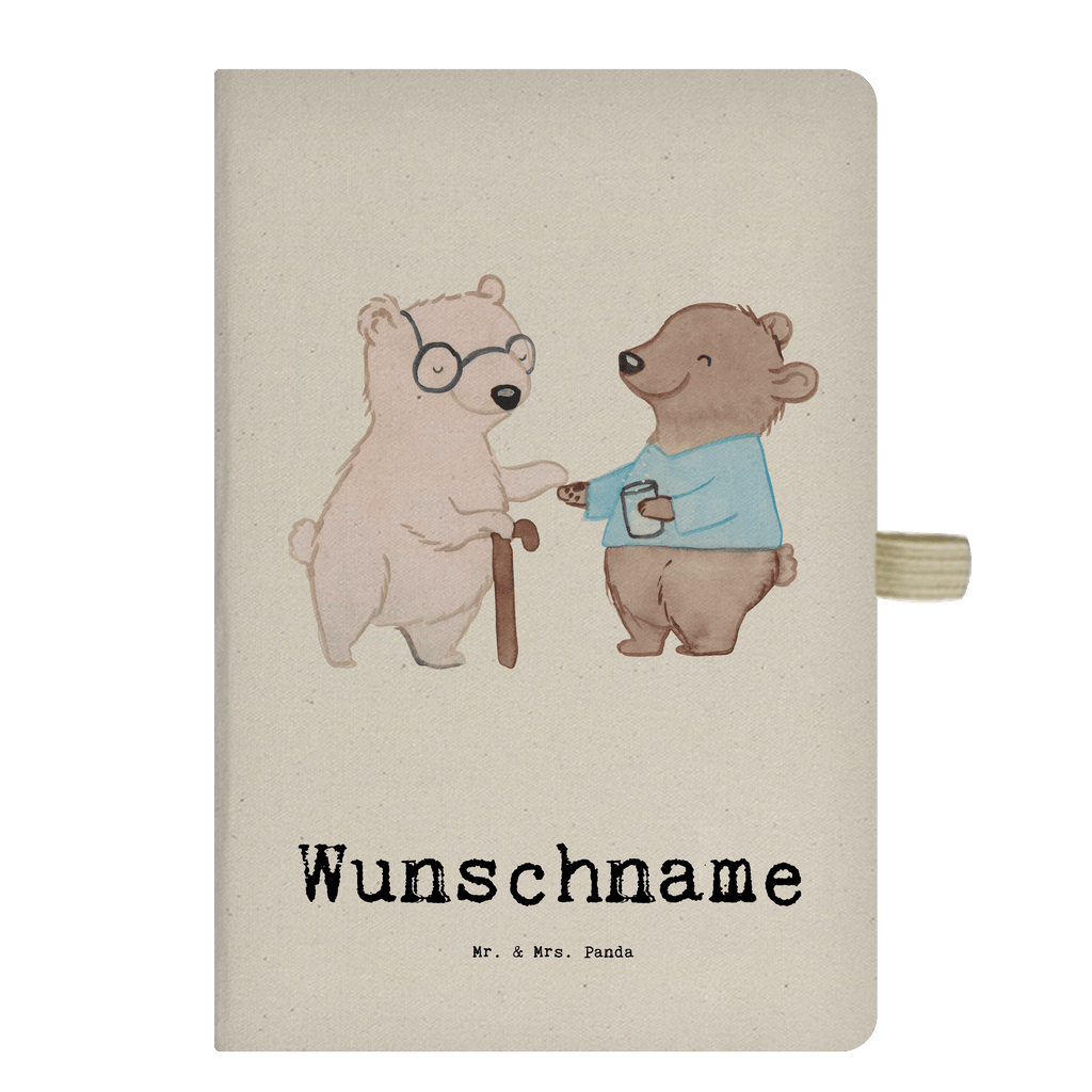 DIN A4 Personalisiertes Notizbuch Altenpfleger mit Herz Personalisiertes Notizbuch, Notizbuch mit Namen, Notizbuch bedrucken, Personalisierung, Namensbuch, Namen, Beruf, Ausbildung, Jubiläum, Abschied, Rente, Kollege, Kollegin, Geschenk, Schenken, Arbeitskollege, Mitarbeiter, Firma, Danke, Dankeschön, Altenpfleger, Pfleger, Altenheim Eröffnung