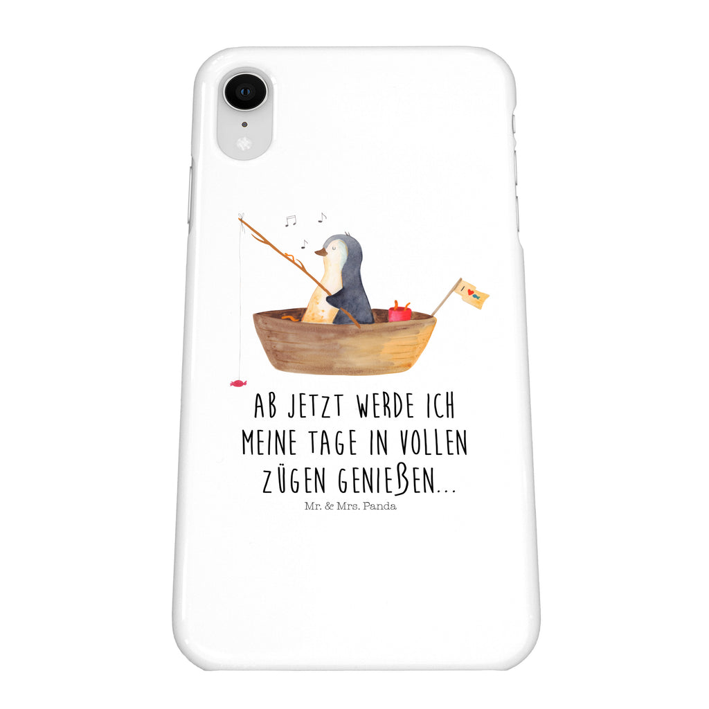 Handyhülle Pinguin Angelboot Iphone XR Handyhülle, Iphone XR, Handyhülle, Premium Kunststoff, Pinguin, Pinguine, Angeln, Boot, Angelboot, Lebenslust, Leben, genießen, Motivation, Neustart, Neuanfang, Trennung, Scheidung, Geschenkidee Liebeskummer