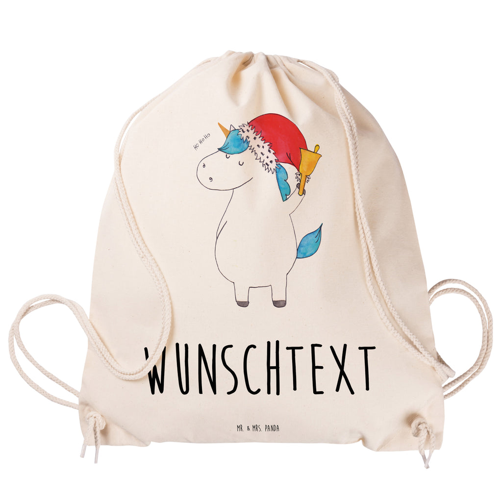 Personalisierter Sportbeutel Einhorn Weihnachtsmann Personalisierter Sportbeutel, Personalisierter Beutel, Personalisierte Sporttasche, Personalisierter Tasche, Personalisierter Stoffbeutel, Personalisierter Sportbeutel Kinder, Sportbeutel mit Namen, Turnbeutel mit Namen, Beutel mit Namen, Sporttasche mit Namen, Tasche mit Namen, Stoffbeutel mit Namen, Sportbeutel Kinder mit Namen, Wunschtext, Wunschnamen, Personalisierbar, Personalisierung, Einhorn, Einhörner, Einhorn Deko, Pegasus, Unicorn, Gin, Schokolade, Schoki, Weihnachten, Weihnachtsmann, Nikolaus, Wunschzettel, Wunschliste, Feenstaub