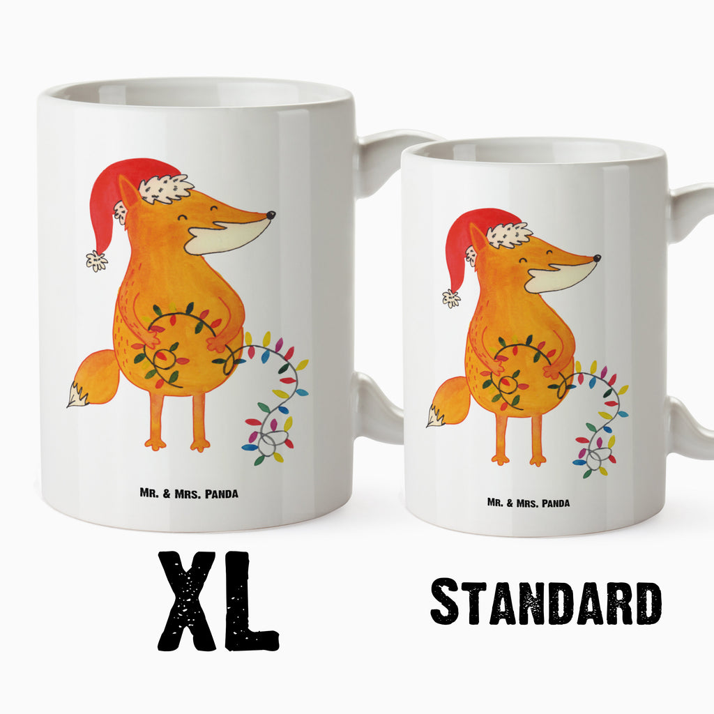 XL Tasse Fuchs Weihnachten XL Tasse, Große Tasse, Grosse Kaffeetasse, XL Becher, XL Teetasse, spülmaschinenfest, Jumbo Tasse, Groß, Winter, Weihnachten, Weihnachtsdeko, Nikolaus, Advent, Heiligabend, Wintermotiv, Fuchs, Füchse, Spruch schön, Geschenk Weihnachten, Weihnachtsmann, Weihnachtszeit