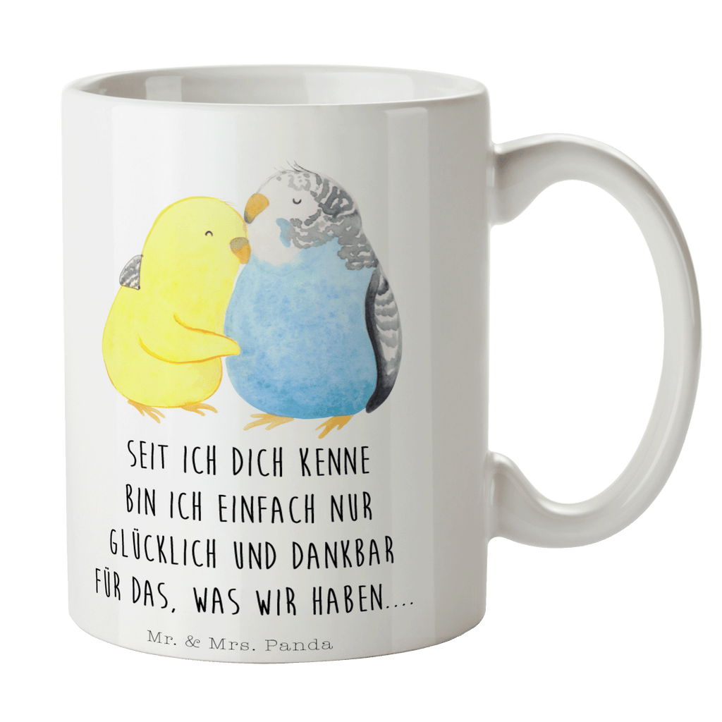 Tasse Wellensittich Liebe Tasse, Kaffeetasse, Teetasse, Becher, Kaffeebecher, Teebecher, Keramiktasse, Porzellantasse, Büro Tasse, Geschenk Tasse, Tasse Sprüche, Tasse Motive, Kaffeetassen, Tasse bedrucken, Designer Tasse, Cappuccino Tassen, Schöne Teetassen, Liebe, Partner, Freund, Freundin, Ehemann, Ehefrau, Heiraten, Verlobung, Heiratsantrag, Liebesgeschenk, Jahrestag, Hocheitstag, Vögel, Wellensittich, Nähe, Kuscheln, Vertrauen