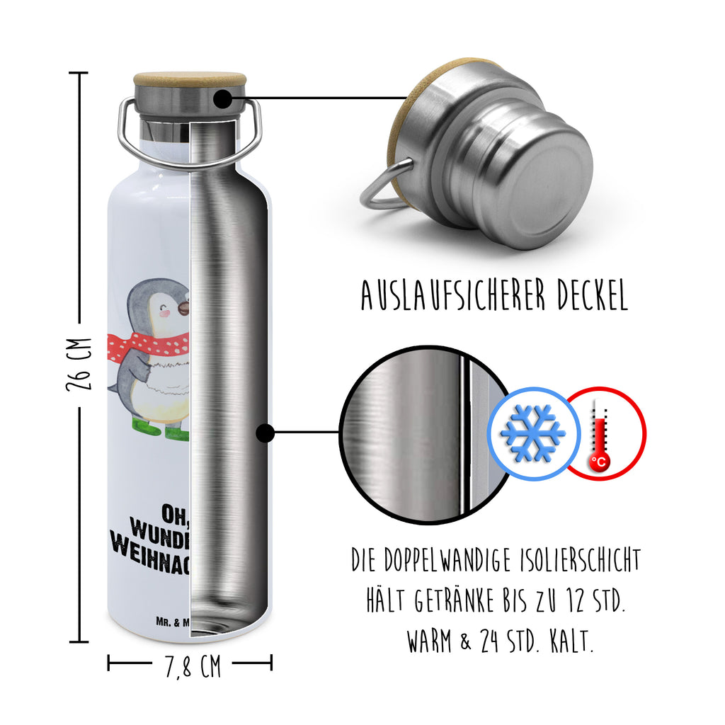 Trinkflasche Smörle Winterzeit Thermosflasche, Isolierflasche, Edelstahl, Trinkflasche, isoliert, Wamrhaltefunktion, Sportflasche, Flasche zum Sport, Sportlerflasche, Winter, Weihnachten, Weihnachtsdeko, Nikolaus, Advent, Heiligabend, Wintermotiv, Weihnachtszeit, Weihnachtsgruß, Weihnachten Grüße