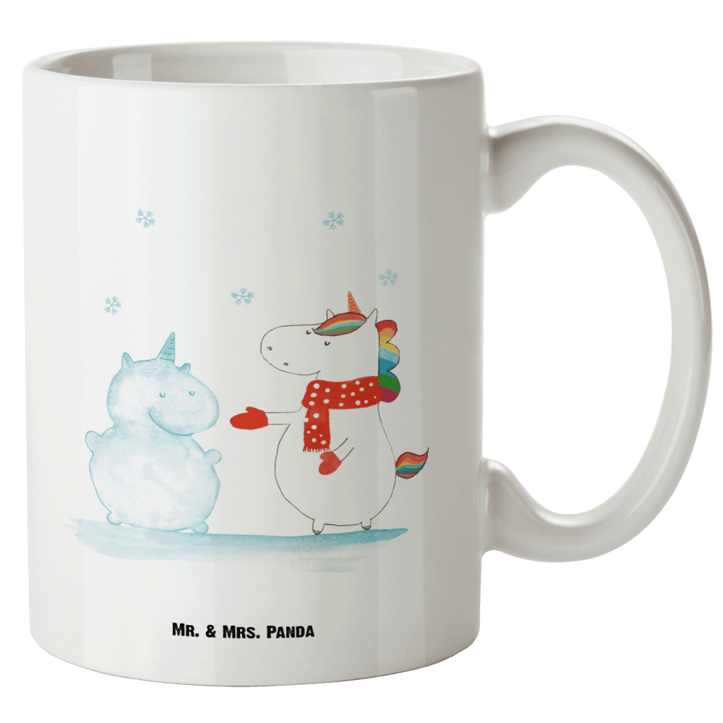 XL Tasse Einhorn Schneemann XL Tasse, Große Tasse, Grosse Kaffeetasse, XL Becher, XL Teetasse, spülmaschinenfest, Jumbo Tasse, Groß, Einhorn, Einhörner, Einhorn Deko, Pegasus, Unicorn, Schneemann, Winter, Schnee, Kuchen, Weihnachten, kalt, Mütze, Handschuhe, X-Mas