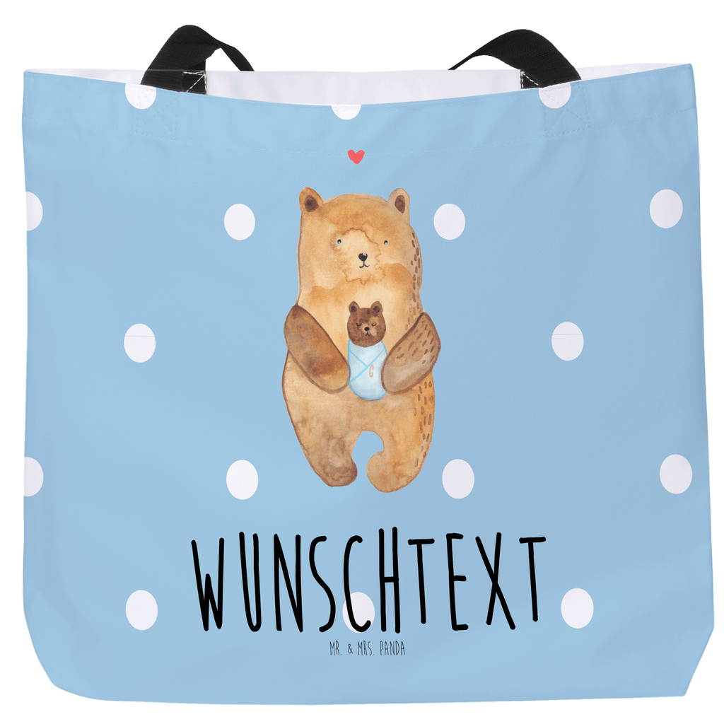 Personalisierter Shopper Bär mit Baby Personalisierter Beutel, Personalisierte Einkaufstasche, Personalisierte Tasche, Personalisierte Strandtasche, Personalisierter Einkaufsbeutel, Personalisierter Shopper, Personalisierte Schultasche, Personalisierte Freizeittasche, Personalisierter Tragebeutel, Personalisierter Schulbeutel, Personalisierte Alltagstasche, mit Namen, Wunschname, Selbst bedrucken, frei gestalten, Bär, Teddy, Teddybär, Eltern, Mutter, Baby, Taufe, Geburt, Nichte, Neffe, Enkel, Enkelin, Täufling, Geburtstag, Glückwunsch