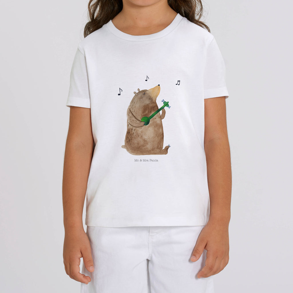 Organic Kinder T-Shirt Bär Lied Kinder T-Shirt, Kinder T-Shirt Mädchen, Kinder T-Shirt Jungen, Bär, Teddy, Teddybär, Bärchen, Bear, Liebeslied, Lied, Song, Valentinstag, Valentine, Geschenk, Partner, Liebe, Freundin, Frau, Herz, Spruch