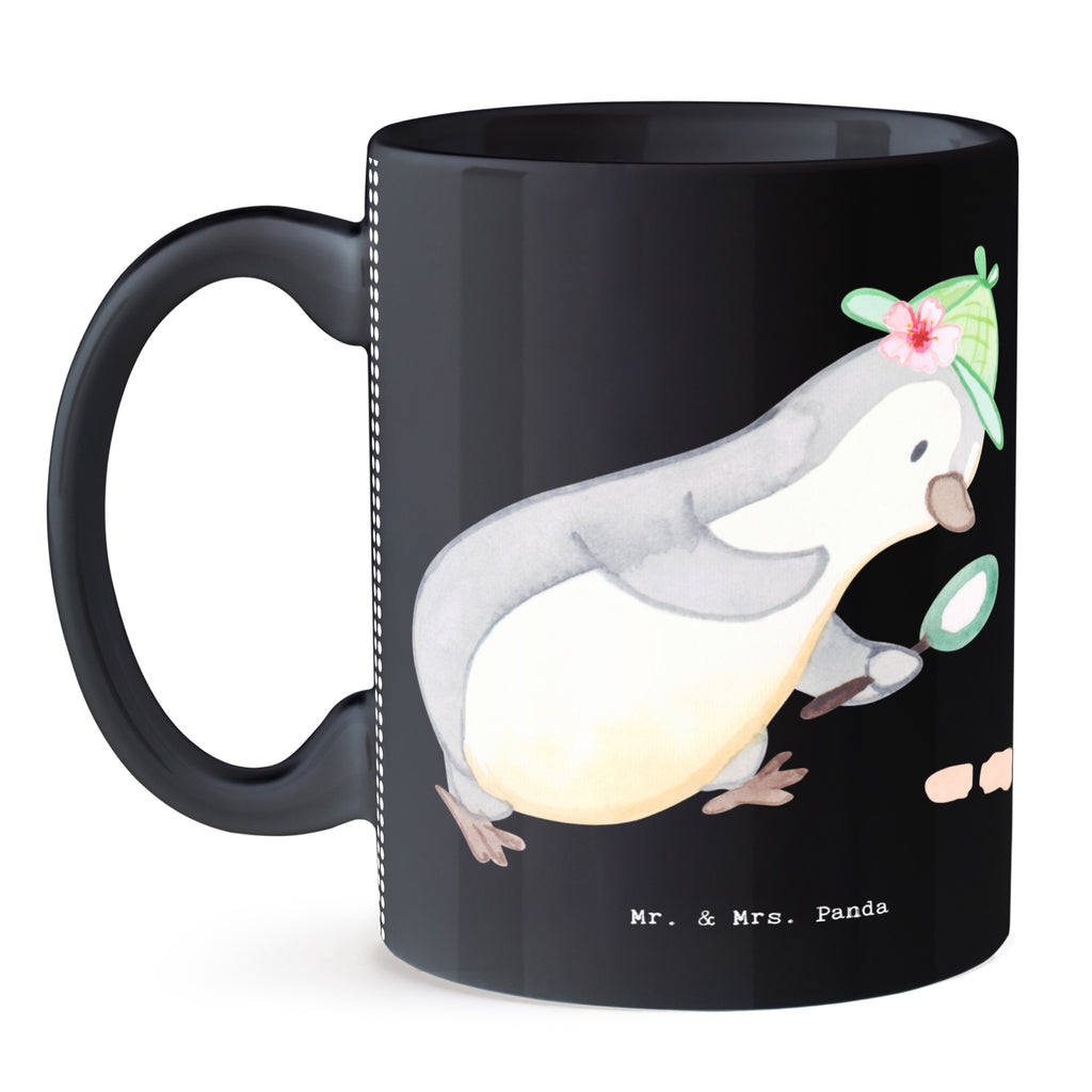 Tasse Detektivin mit Herz Tasse, Kaffeetasse, Teetasse, Becher, Kaffeebecher, Teebecher, Keramiktasse, Porzellantasse, Büro Tasse, Geschenk Tasse, Tasse Sprüche, Tasse Motive, Kaffeetassen, Tasse bedrucken, Designer Tasse, Cappuccino Tassen, Schöne Teetassen, Beruf, Ausbildung, Jubiläum, Abschied, Rente, Kollege, Kollegin, Geschenk, Schenken, Arbeitskollege, Mitarbeiter, Firma, Danke, Dankeschön, Detektivin, Ermittlerin, Agentin, Privatdetektei, Berufsdetektivin, Wirtschaftsdetektei, Detektivausbildung, Spurensuche