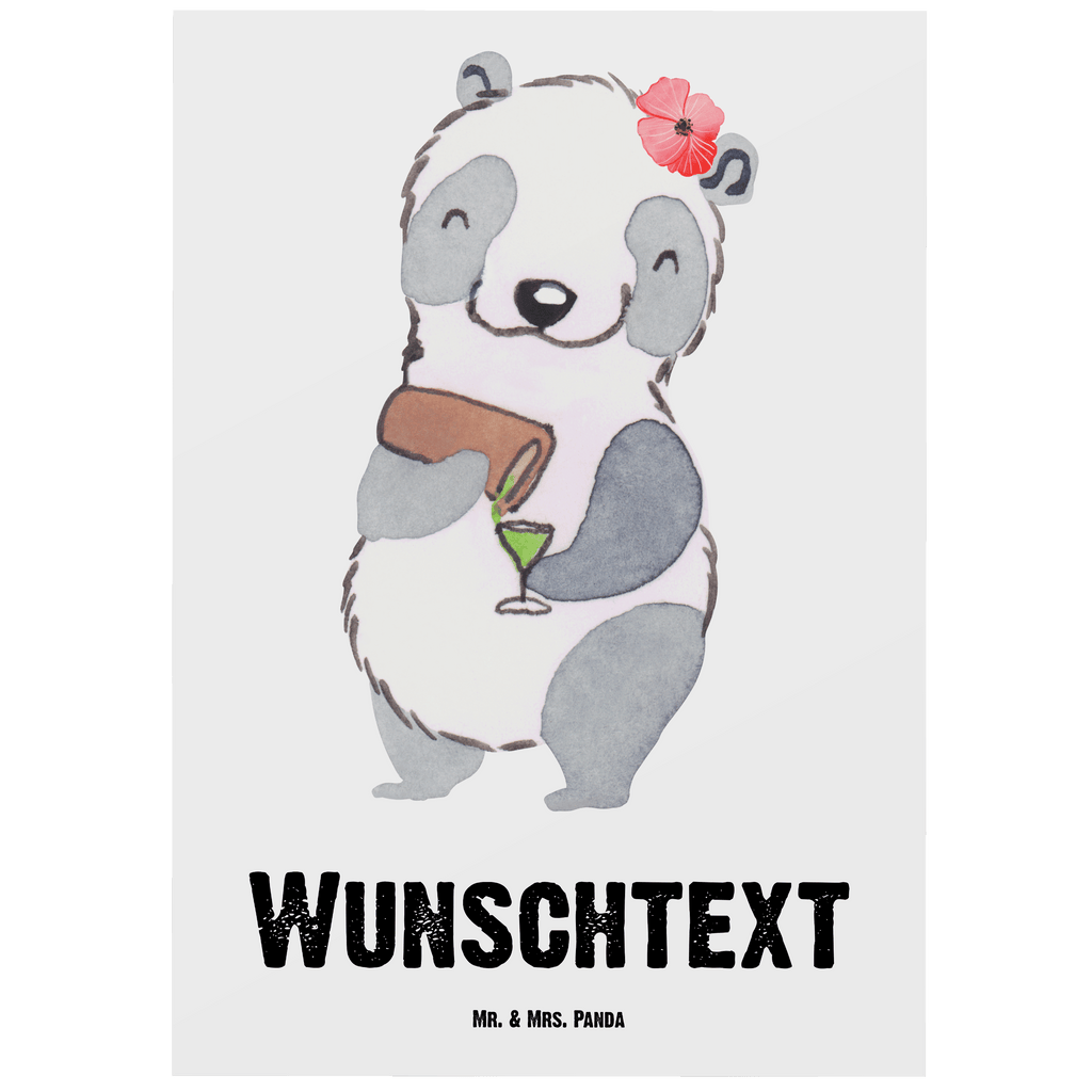 Personalisierte Postkarte Barkeeperin mit Herz Postkarte mit Namen, Postkarte bedrucken, Postkarte mit Wunschtext, Postkarte personalisierbar, Geschenkkarte mit Namen, Grußkarte mit Namen, Karte mit Namen, Einladung mit Namen, Ansichtskarte mit Namen, Geschenkkarte mit Wunschtext, Grußkarte mit Wunschtext, Karte mit Wunschtext, Einladung mit Wunschtext, Ansichtskarte mit Wunschtext, Beruf, Ausbildung, Jubiläum, Abschied, Rente, Kollege, Kollegin, Geschenk, Schenken, Arbeitskollege, Mitarbeiter, Firma, Danke, Dankeschön, Barkeeperin, Barfrau, Bartender, Barbesitzerin, Kurs