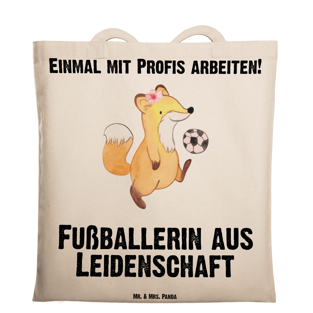 Tragetasche Fußballerin aus Leidenschaft Beuteltasche, Beutel, Einkaufstasche, Jutebeutel, Stoffbeutel, Tasche, Shopper, Umhängetasche, Strandtasche, Schultertasche, Stofftasche, Tragetasche, Badetasche, Jutetasche, Einkaufstüte, Laptoptasche, Beruf, Ausbildung, Jubiläum, Abschied, Rente, Kollege, Kollegin, Geschenk, Schenken, Arbeitskollege, Mitarbeiter, Firma, Danke, Dankeschön, Fußballerin, Fußballspielerin, Profi Fußballerin, Fußballspiel, Glücksbringer