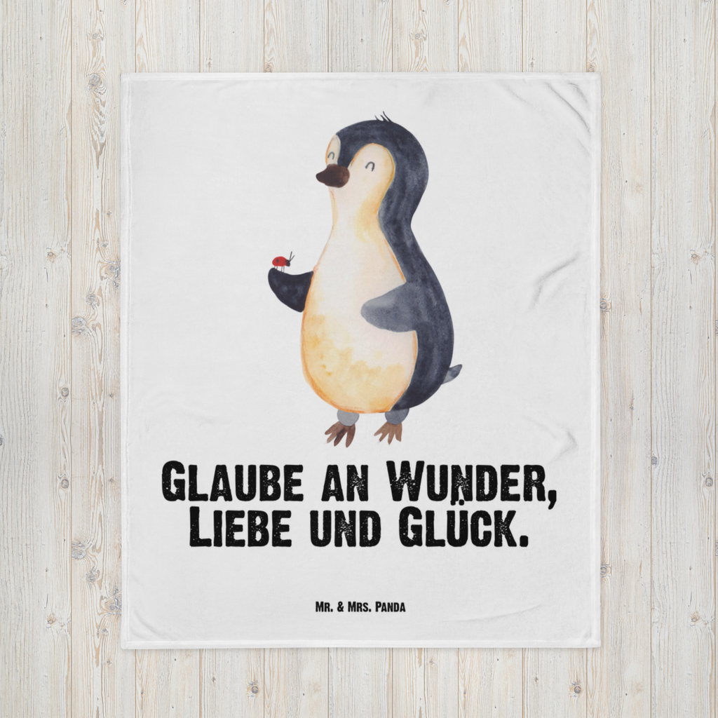 Babydecke Pinguin Marienkäfer Babydecke, Babygeschenk, Geschenk Geburt, Babyecke Kuscheldecke, Krabbeldecke, Pinguin, Pinguine, Marienkäfer, Liebe, Wunder, Glück, Freude, Lebensfreude