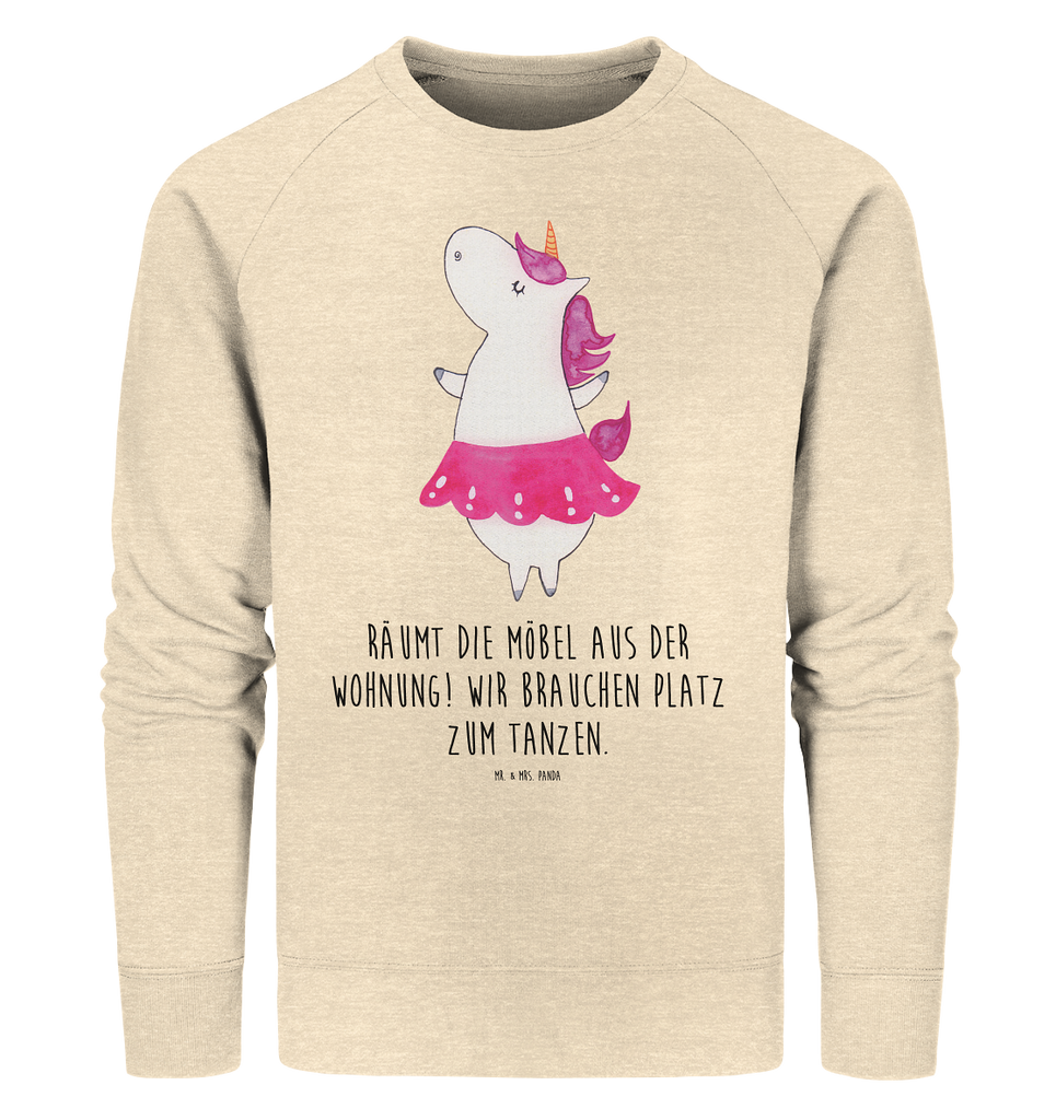 Organic Pullover Einhorn Ballerina Pullover, Pullover Männer, Pullover Frauen, Sweatshirt, Sweatshirt Männer, Sweatshirt Frauen, Unisex, Einhorn, Einhörner, Einhorn Deko, Pegasus, Unicorn, Tanzen, Ballerina, Party, Wohnung, Spaß, Feiern, Geburtstag, Tänzerin, Lebenslust, Lebensfreude