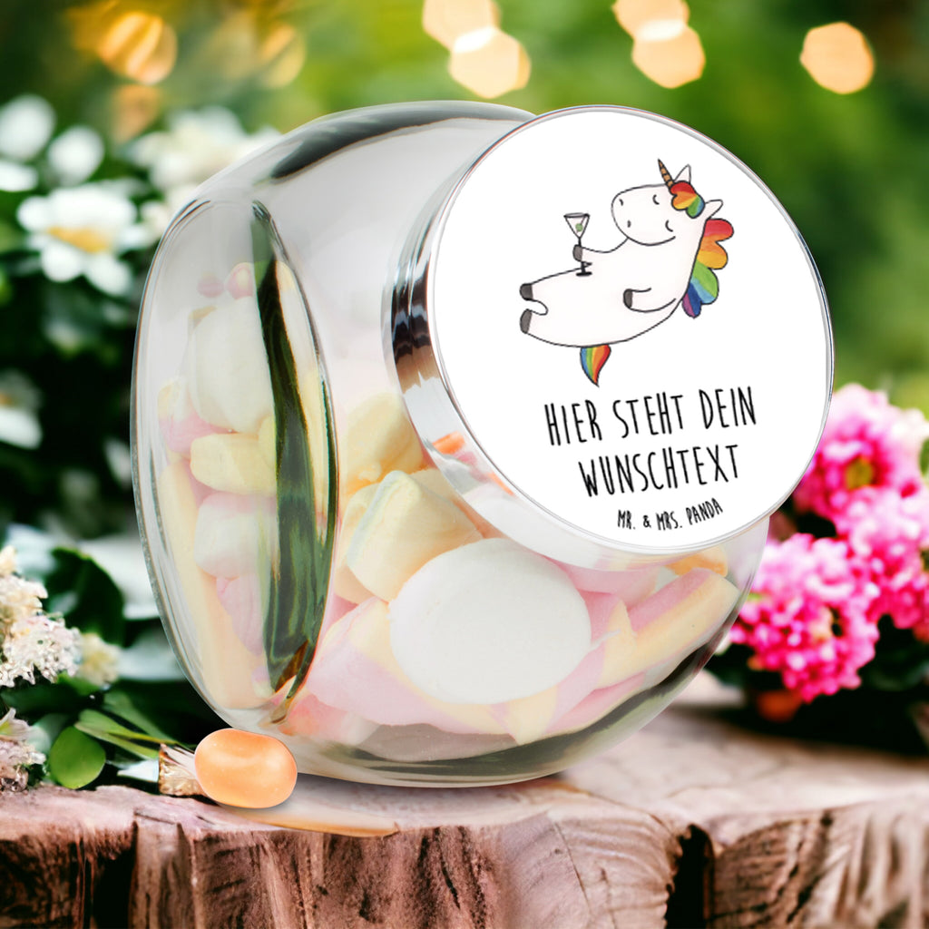 Personalisiertes Bonbonglas Einhorn Cocktail Vorratsdose, Vorratsbehälter, Süßigkeitenglas, Süßigkeitendose, Kaffeedose, Müslidose, Teedose, Keksbehälter, Keksedose, Glasdose, Glasbälter, Vorratsglas, Küchenbehälter, Aufbewahrungsdose, Aufbewahungsglas, Gewürzdose, Küchenorganizer, Snackdose, Einhorn, Einhörner, Einhorn Deko, Pegasus, Unicorn, Party, Spaß, Feiern, Caipirinha, Rum, Cuba Libre, Sekt, Freundin, Geburtstag, lustig, witzig, Spruch, Glitzer