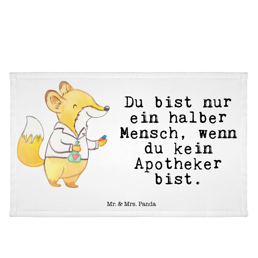 Handtuch Apotheker mit Herz Gästetuch, Reisehandtuch, Sport Handtuch, Frottier, Kinder Handtuch, Beruf, Ausbildung, Jubiläum, Abschied, Rente, Kollege, Kollegin, Geschenk, Schenken, Arbeitskollege, Mitarbeiter, Firma, Danke, Dankeschön, Apotheker, Pharmazie, Staatsexamen, Approbation, Eröffnung Apotheke