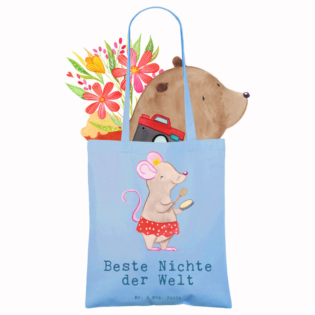 Tragetasche Maus Beste Nichte der Welt Beuteltasche, Beutel, Einkaufstasche, Jutebeutel, Stoffbeutel, Tasche, Shopper, Umhängetasche, Strandtasche, Schultertasche, Stofftasche, Tragetasche, Badetasche, Jutetasche, Einkaufstüte, Laptoptasche, für, Dankeschön, Geschenk, Schenken, Geburtstag, Geburtstagsgeschenk, Geschenkidee, Danke, Bedanken, Mitbringsel, Freude machen, Geschenktipp, Nichte, Onkel, Tante, Patentante, Patenonkel, Patenkind, Taufe, Tochter der Schwester, Tochter des Bruders, Beste