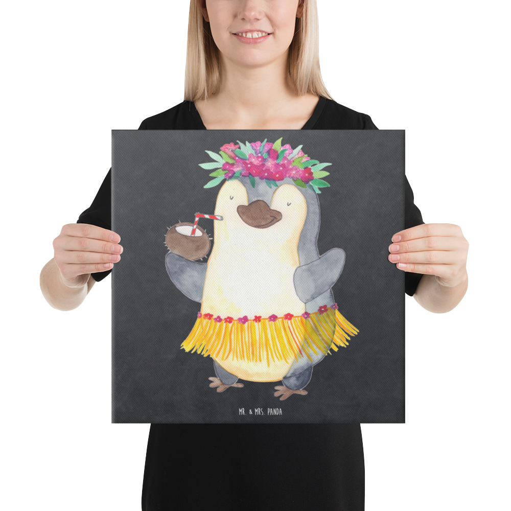 Leinwand Bild Pinguin Kokosnuss Leinwand, Bild, Kunstdruck, Wanddeko, Dekoration, Pinguin, Aloha, Hawaii, Urlaub, Kokosnuss, Pinguine