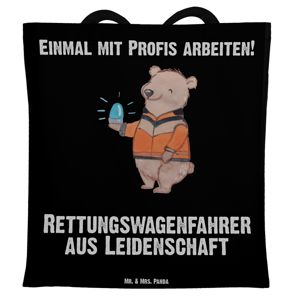 Tragetasche Rettungswagenfahrer aus Leidenschaft Beuteltasche, Beutel, Einkaufstasche, Jutebeutel, Stoffbeutel, Tasche, Shopper, Umhängetasche, Strandtasche, Schultertasche, Stofftasche, Tragetasche, Badetasche, Jutetasche, Einkaufstüte, Laptoptasche, Beruf, Ausbildung, Jubiläum, Abschied, Rente, Kollege, Kollegin, Geschenk, Schenken, Arbeitskollege, Mitarbeiter, Firma, Danke, Dankeschön