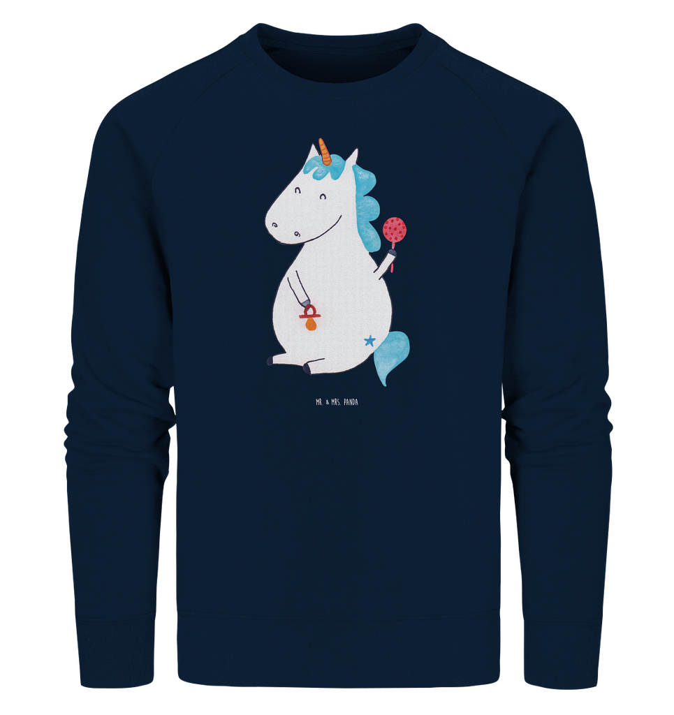 Organic Pullover Einhorn Baby Pullover, Pullover Männer, Pullover Frauen, Sweatshirt, Sweatshirt Männer, Sweatshirt Frauen, Unisex, Einhorn, Einhörner, Einhorn Deko, Pegasus, Unicorn, Mutter, Geburt, Geburtstag, erstes Kind, Baby, Babyglück, Nachwuchs, Eltern, Party, Kind, Schnuller