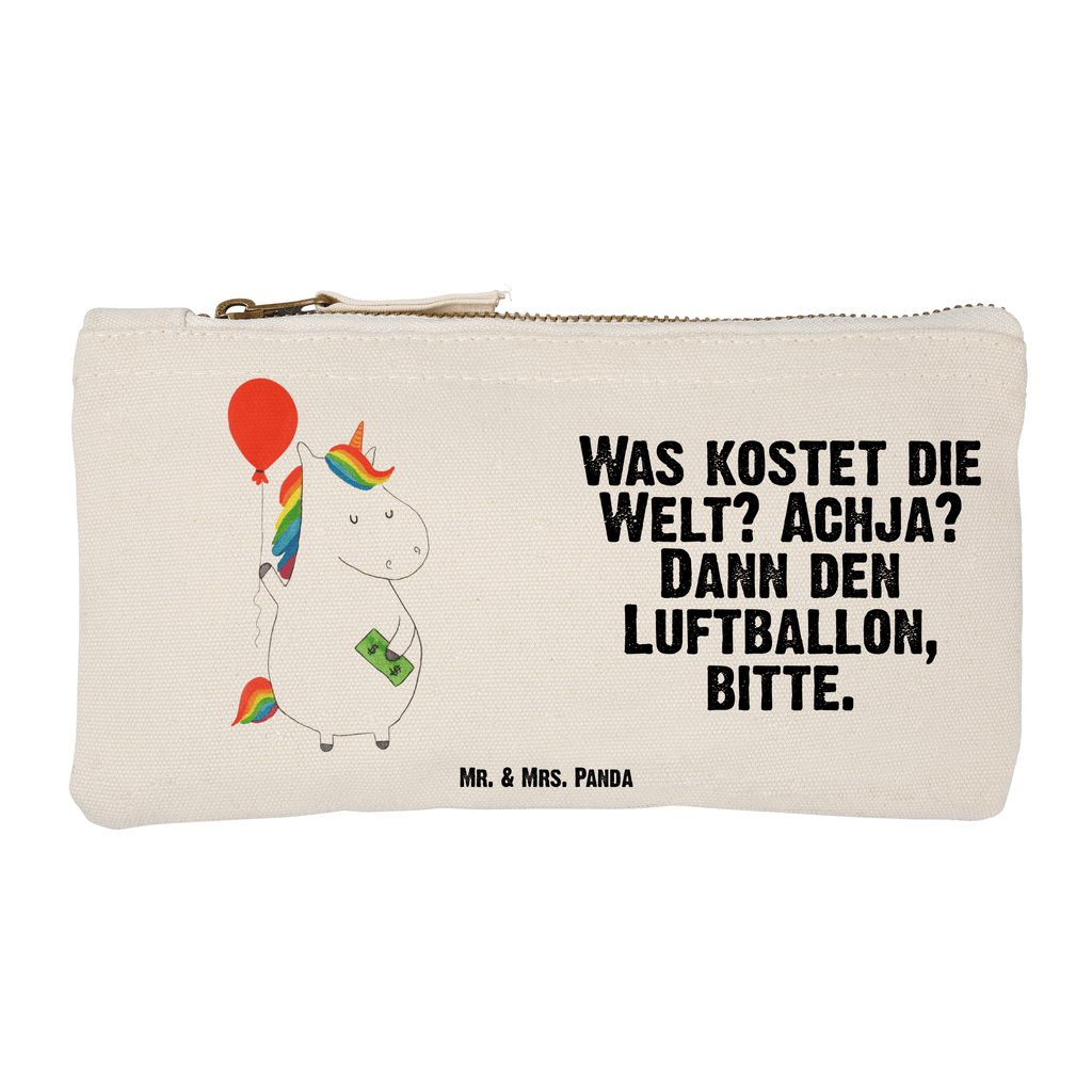 Schminktasche Einhorn Luftballon Schminktasche, Kosmetiktasche, Kosmetikbeutel, Stiftemäppchen, Etui, Federmappe, Makeup, XXL, Schminketui, Kosmetiketui, Schlamperetui, Einhorn, Einhörner, Einhorn Deko, Pegasus, Unicorn, Luftballon, Geld, Lebenslust, Freude, Geschenk, Freundin