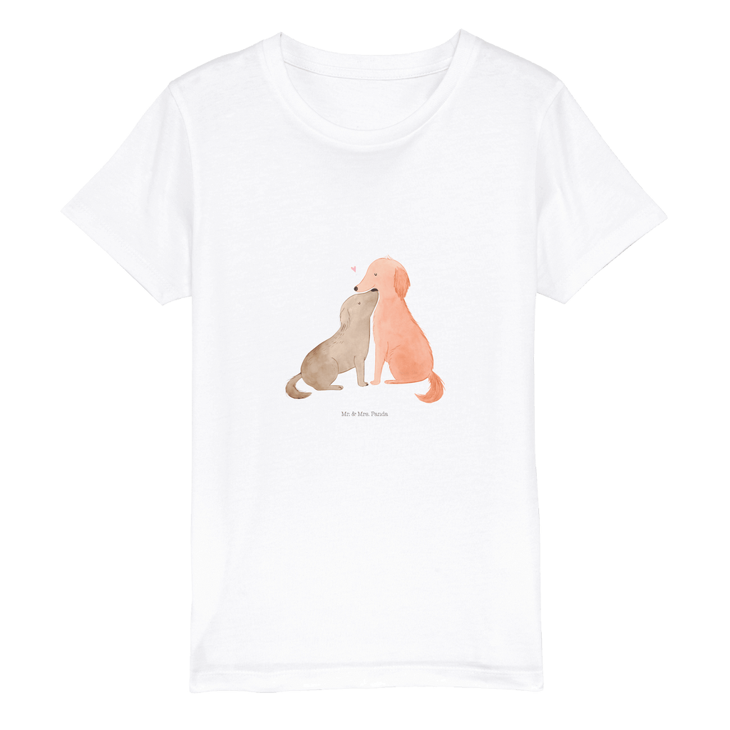 Organic Kinder T-Shirt Hunde Liebe Kinder T-Shirt, Kinder T-Shirt Mädchen, Kinder T-Shirt Jungen, Hund, Hundemotiv, Haustier, Hunderasse, Tierliebhaber, Hundebesitzer, Sprüche, Liebe, Hund. Hunde, Kuss, Vertrauen, Kuscheln, Herz