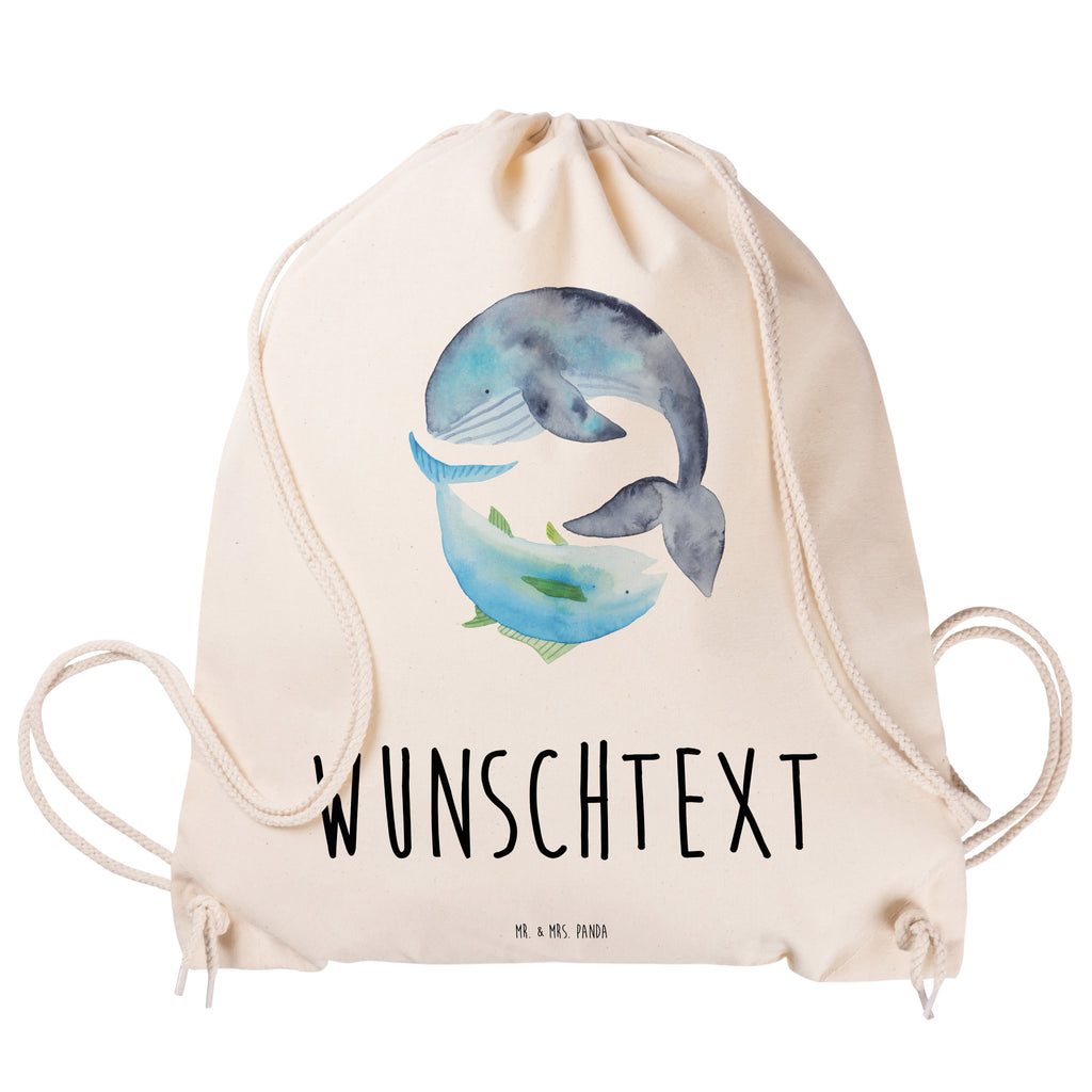 Personalisierter Sportbeutel Walfisch & Thunfisch Personalisierter Sportbeutel, Personalisierter Beutel, Personalisierte Sporttasche, Personalisierter Tasche, Personalisierter Stoffbeutel, Personalisierter Sportbeutel Kinder, Sportbeutel mit Namen, Turnbeutel mit Namen, Beutel mit Namen, Sporttasche mit Namen, Tasche mit Namen, Stoffbeutel mit Namen, Sportbeutel Kinder mit Namen, Wunschtext, Wunschnamen, Personalisierbar, Personalisierung, Tiermotive, Gute Laune, lustige Sprüche, Tiere, Wal, Wahl, Tunfisch, Wortwitz lustig, Spruch lustig, Flachwitz, Witz, Spruch des Tages, Flachwitz Geschenk