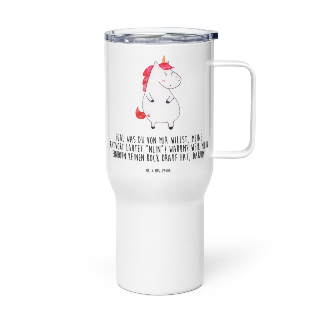 XXL Thermobecher Einhorn Wut Thermobecher, XL Thermobecher, Reisebecher, XL Reisetasse, Großer Thermobecher, Autobecher, Jumbo Becher, Einhorn, Einhörner, Einhorn Deko, Pegasus, Unicorn, Realität, Ansage, lustlos, nein, Büro, Arbeit, wütend, dumme Fragen, lustig, Spaß, Geschenk