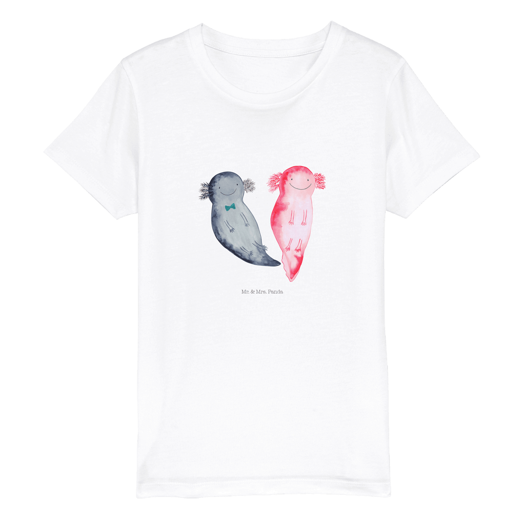 Organic Kinder T-Shirt Axolotl Freundin Kinder T-Shirt, Kinder T-Shirt Mädchen, Kinder T-Shirt Jungen, Axolotl, Molch, Axolot, Schwanzlurch, Lurch, Lurche, Liebe, große Liebe, Liebesbeweis, Freund, Verlobter, Ehemann, Jahrestag, Valentinstag