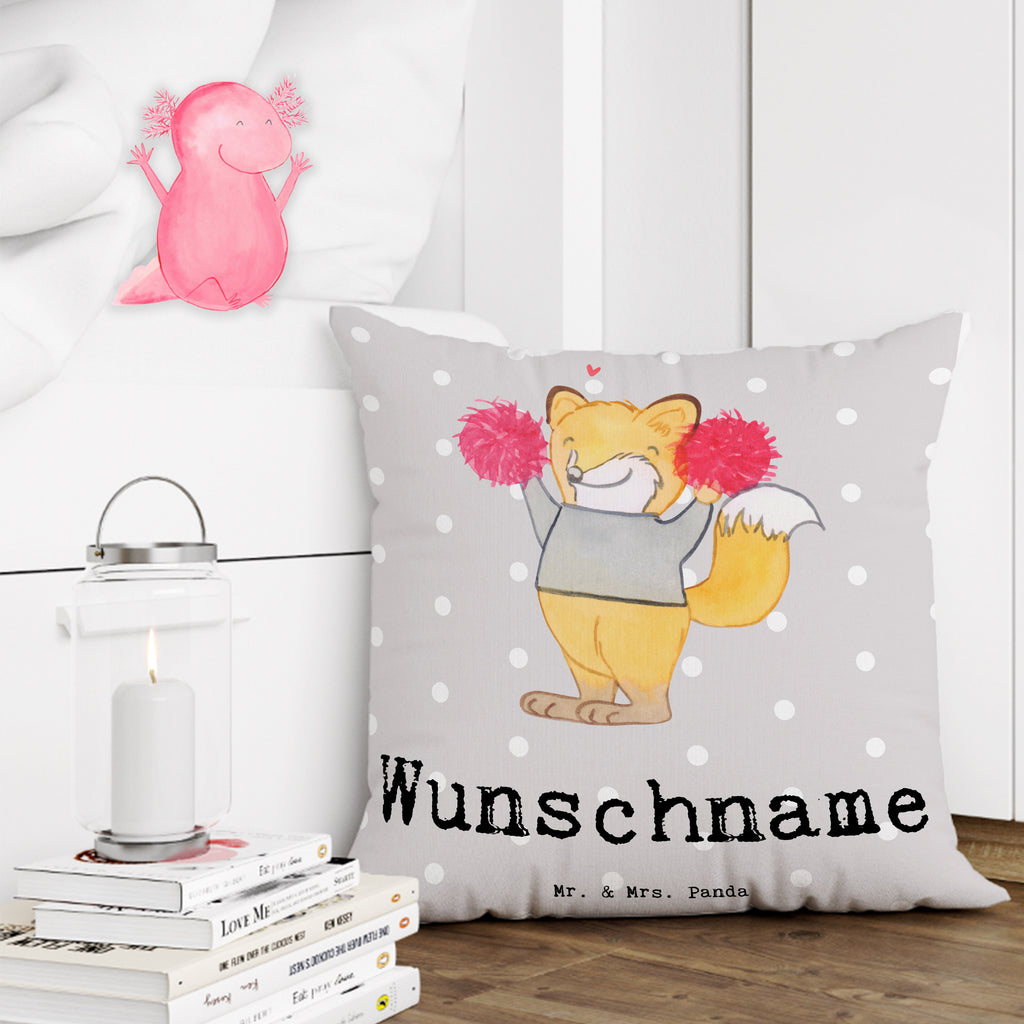 Personalisiertes Kissen Fuchs Beste Schwester der Welt Kissen, personalisiert, Name, Wunschname, bedrucken, Kopfkissen, für, Dankeschön, Geschenk, Schenken, Geburtstag, Geburtstagsgeschenk, Geschenkidee, Danke, Bedanken, Mitbringsel, Freude machen, Geschenktipp, Schwester, Geschwister, Schwesterherz, Sister, Familie, Kleinigkeit, Beste, Tochter