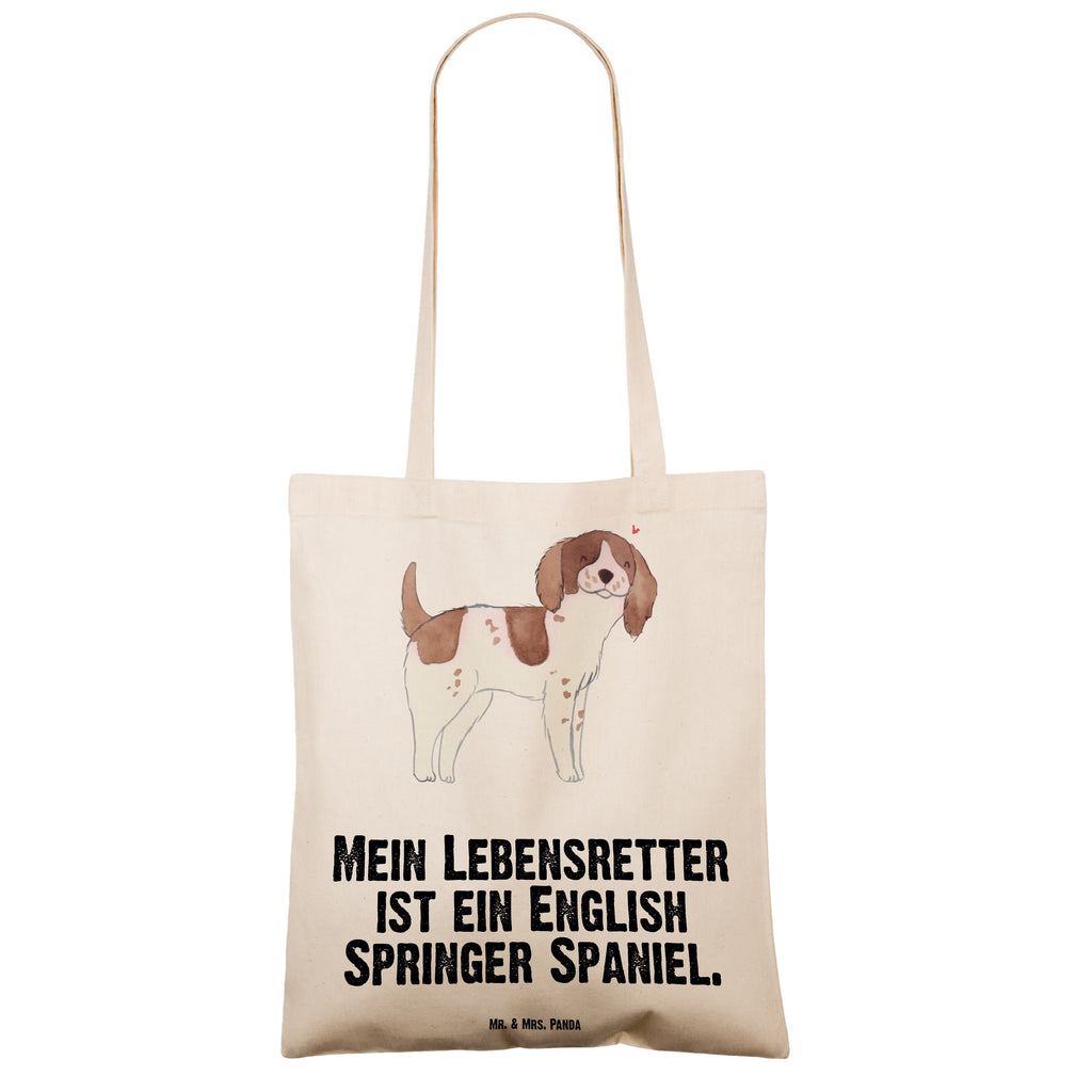 Tragetasche English Springer Spaniel Lebensretter Beuteltasche, Beutel, Einkaufstasche, Jutebeutel, Stoffbeutel, Tasche, Shopper, Umhängetasche, Strandtasche, Schultertasche, Stofftasche, Tragetasche, Badetasche, Jutetasche, Einkaufstüte, Laptoptasche, Hund, Hunderasse, Rassehund, Hundebesitzer, Geschenk, Tierfreund, Schenken, Welpe, English Springer Spaniel