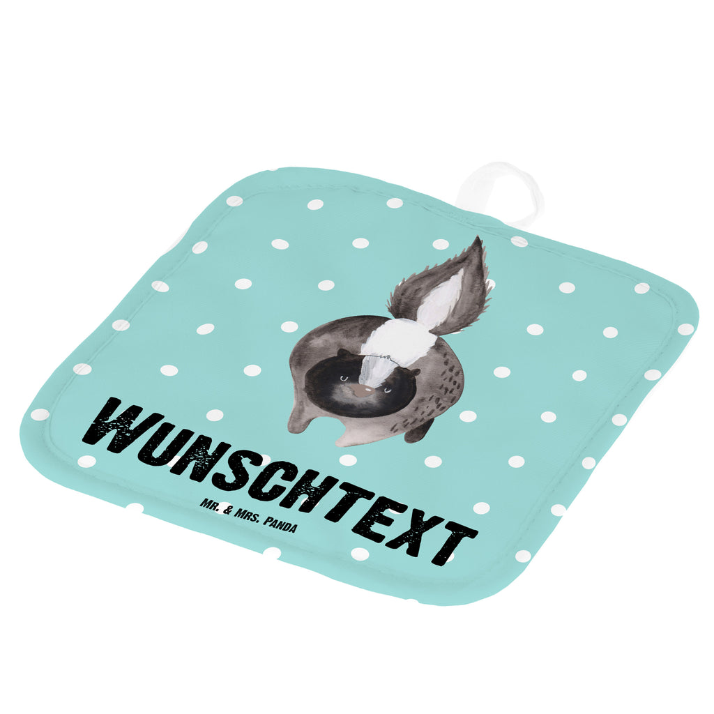 Personalisierte Topflappen Stinktier Angriff Topflappen personalisiert, Personalisierte Topfuntersetzer, Personalisierter Ofenhandschuh, Topflappen Set personalisiert, Topflappen mit Namen, Namensaufdruck, Stinktier, Skunk, Wildtier, Raubtier, Stinker, Stinki, wütend, Drohung