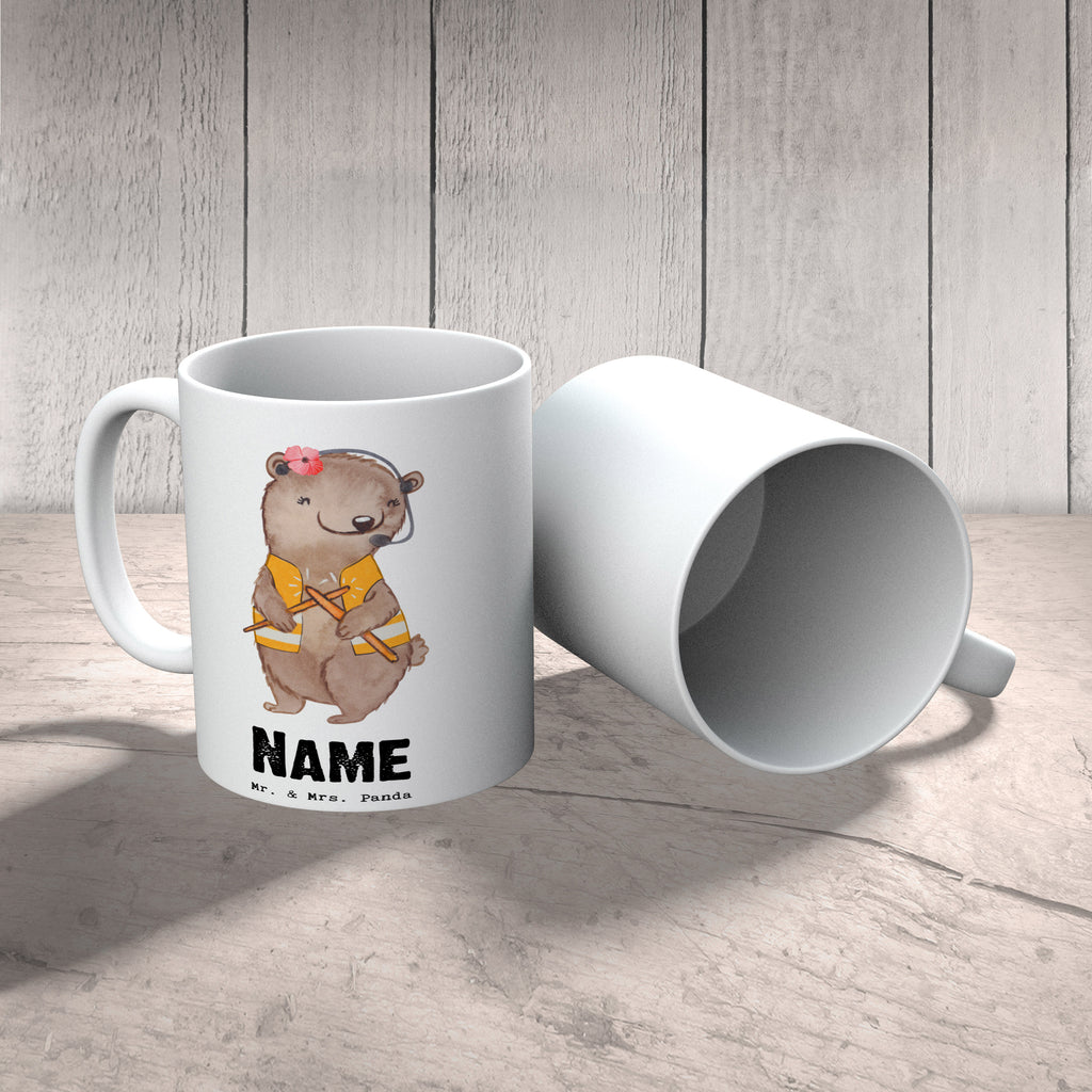 Personalisierte Tasse Flugbegleiterin mit Herz Personalisierte Tasse, Namenstasse, Wunschname, Personalisiert, Tasse, Namen, Drucken, Tasse mit Namen, Beruf, Ausbildung, Jubiläum, Abschied, Rente, Kollege, Kollegin, Geschenk, Schenken, Arbeitskollege, Mitarbeiter, Firma, Danke, Dankeschön, Flugbegleiterin, Stewardess, Flugstewardess, Flight-Attendant