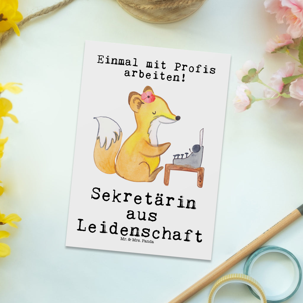 Postkarte Sekretärin aus Leidenschaft Postkarte, Karte, Geschenkkarte, Grußkarte, Einladung, Ansichtskarte, Geburtstagskarte, Einladungskarte, Dankeskarte, Ansichtskarten, Einladung Geburtstag, Einladungskarten Geburtstag, Beruf, Ausbildung, Jubiläum, Abschied, Rente, Kollege, Kollegin, Geschenk, Schenken, Arbeitskollege, Mitarbeiter, Firma, Danke, Dankeschön