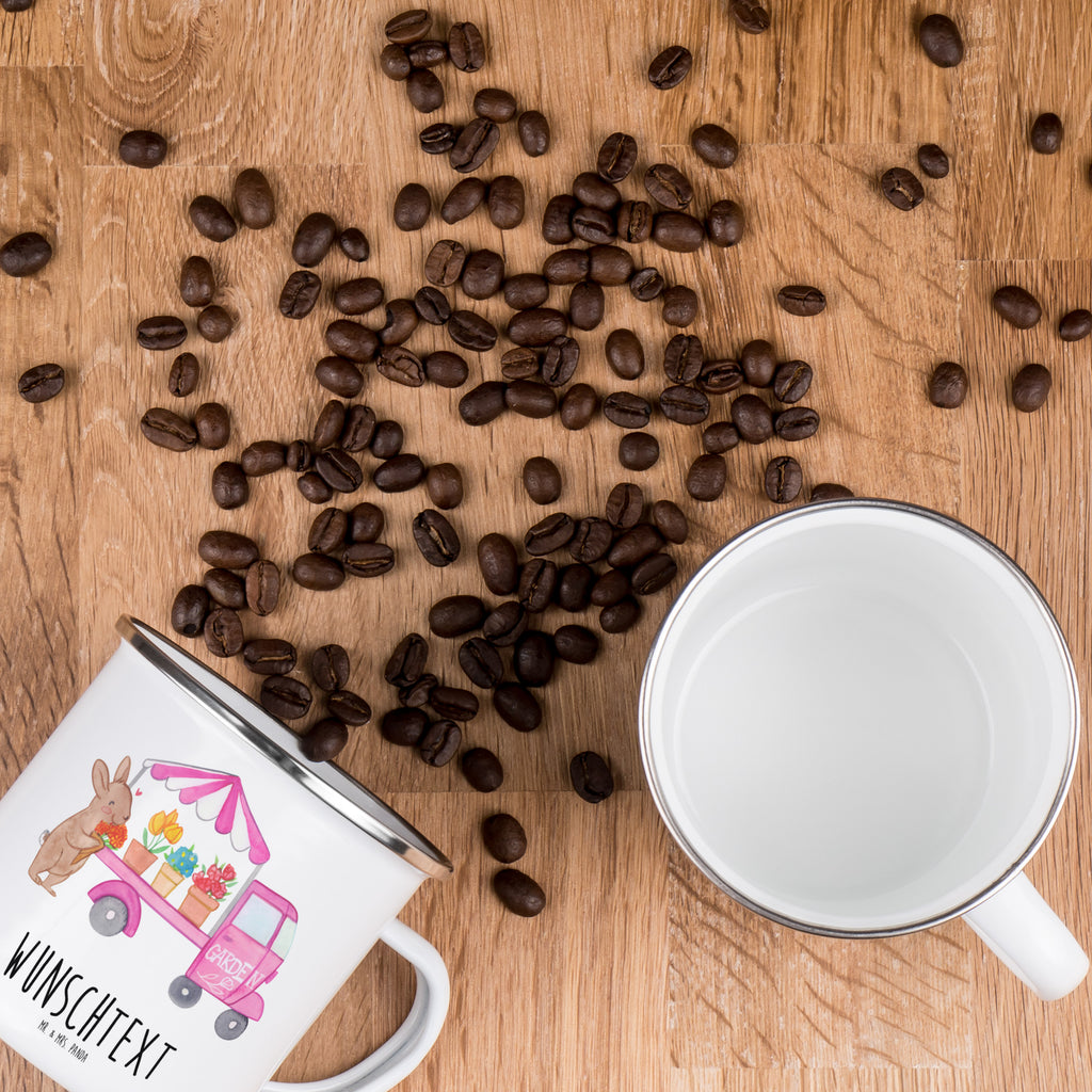 Personalisierte Emaille Tasse Osterhase Blumenwagen Emaille Tasse personalisiert, Emaille Tasse mit Namen, Campingtasse personalisiert, Namenstasse, Campingtasse bedrucken, Campinggeschirr personalsisert, tasse mit namen, personalisierte tassen, personalisierte tasse, tasse selbst gestalten, tasse bedrucken, tassen bedrucken, Ostern, Osterhase, Ostergeschenke, Osternest, Osterdeko, Geschenke zu Ostern, Ostern Geschenk, Ostergeschenke Kinder, Ostern Kinder, Tulpen, Blumen