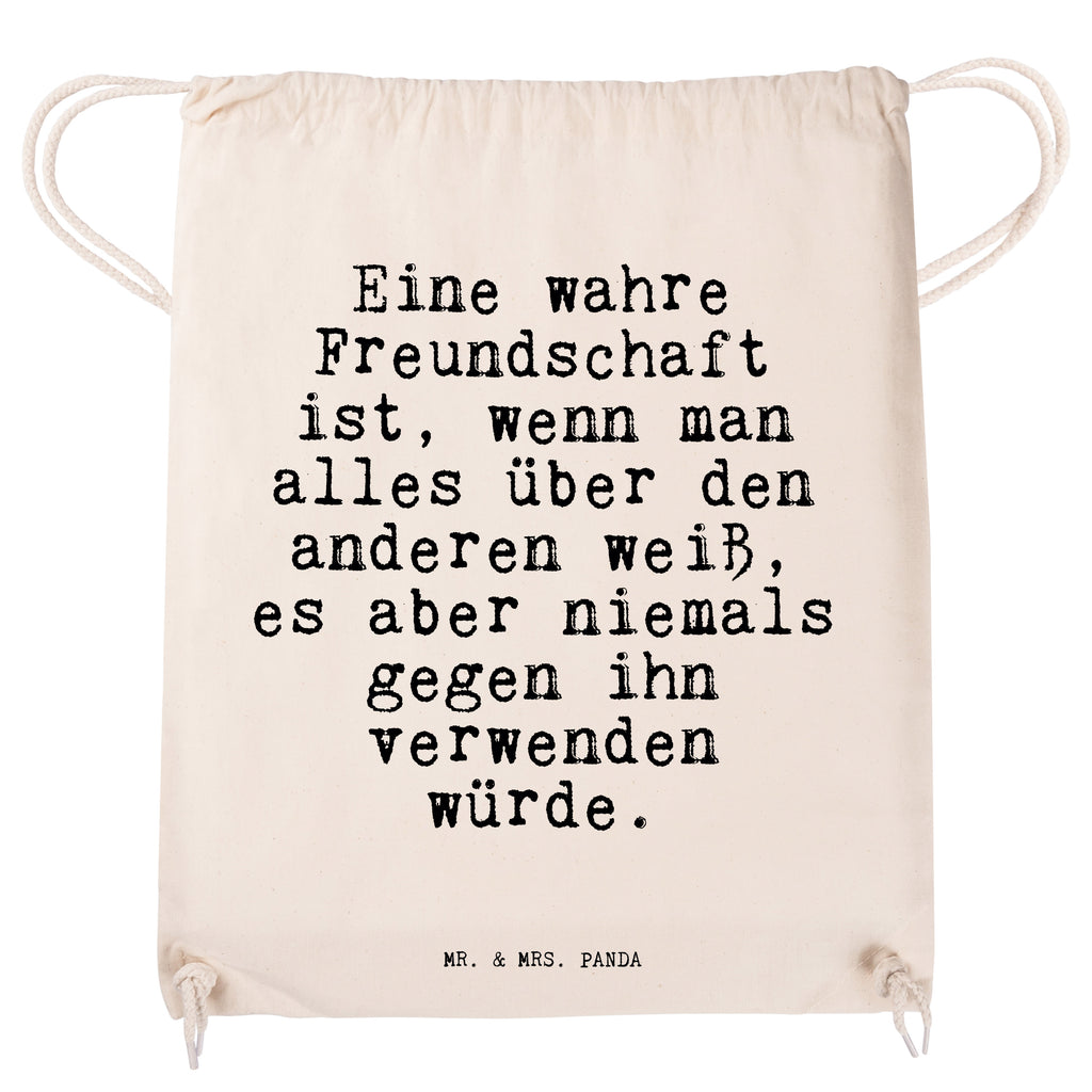 Sportbeutel Eine wahre Freundschaft ist,... Sportbeutel, Turnbeutel, Beutel, Sporttasche, Tasche, Stoffbeutel, Sportbeutel Kinder, Gymsack, Beutel Rucksack, Kleine Sporttasche, Sportzubehör, Turnbeutel Baumwolle, Spruch, Sprüche, lustige Sprüche, Weisheiten, Zitate, Spruch Geschenke, Spruch Sprüche Weisheiten Zitate Lustig Weisheit Worte