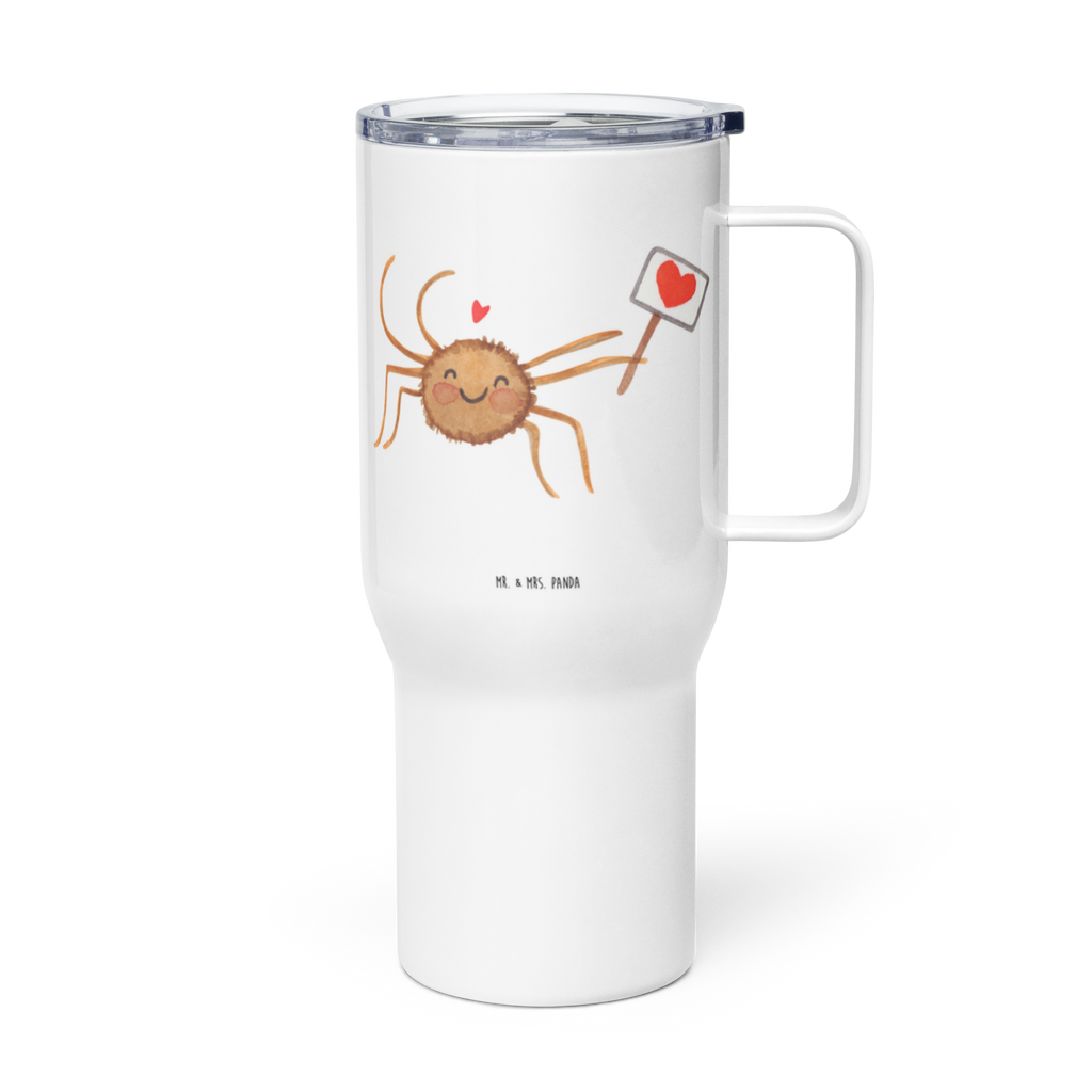 XXL Thermobecher Spinne Agathe Motivation Thermobecher, XL Thermobecher, Reisebecher, XL Reisetasse, Großer Thermobecher, Autobecher, Jumbo Becher, Spinne Agathe, Spinne, Agathe, Videos, Merchandise, Motivation, Glück, Liebe, Vertrauen, Dankeschön