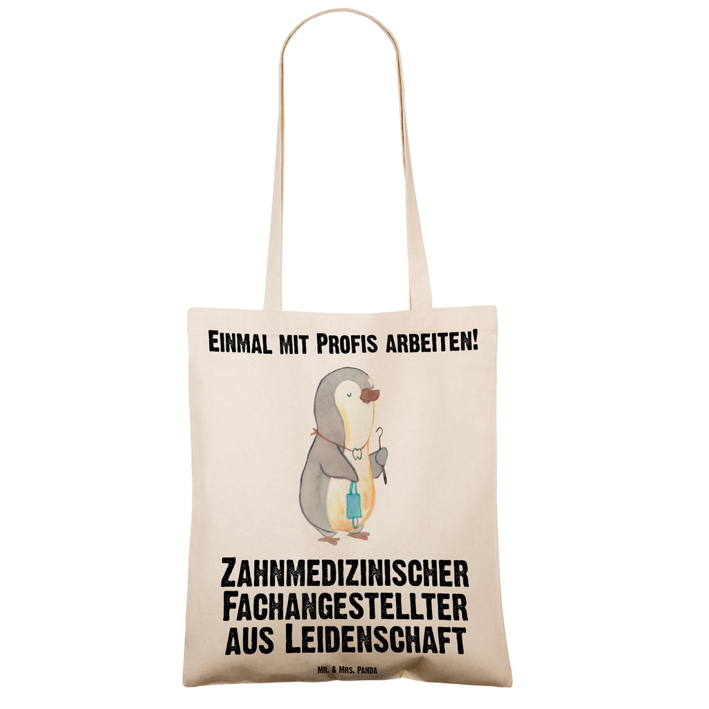 Tragetasche Zahnmedizinischer Fachangestellter aus Leidenschaft Beuteltasche, Beutel, Einkaufstasche, Jutebeutel, Stoffbeutel, Tasche, Shopper, Umhängetasche, Strandtasche, Schultertasche, Stofftasche, Tragetasche, Badetasche, Jutetasche, Einkaufstüte, Laptoptasche, Beruf, Ausbildung, Jubiläum, Abschied, Rente, Kollege, Kollegin, Geschenk, Schenken, Arbeitskollege, Mitarbeiter, Firma, Danke, Dankeschön