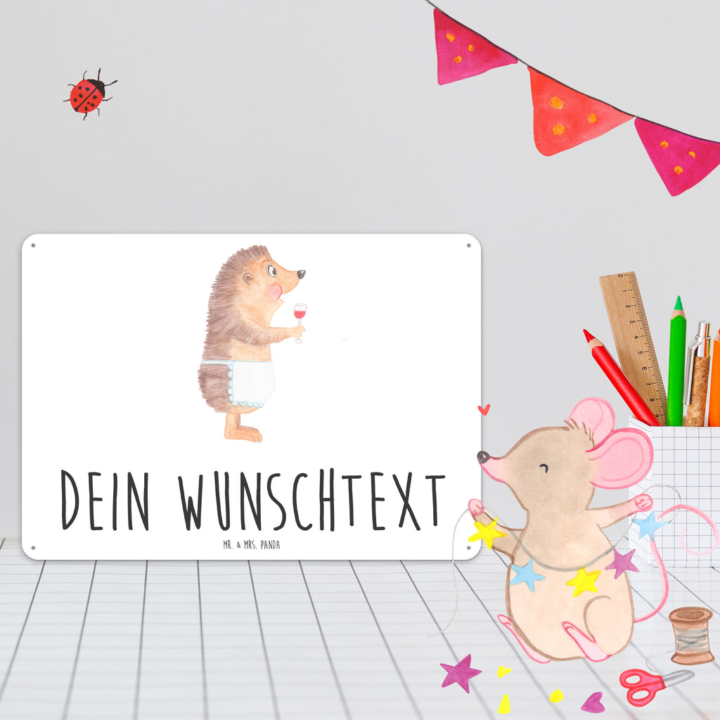 Personalisiertes Blechschild Igel Wein Blechschild, Metallschild, Geschenk Schild, Schild, Magnet-Metall-Schild, Deko Schild, Wandschild, Wand-Dekoration, Türschild, Tiermotive, Gute Laune, lustige Sprüche, Tiere, Wein Spruch, Igel, Geschenk Weintrinker, Geschenk Weinliebhaber, Wein Deko, Weinglas, Rotwein, Weißwein, Wein trinken