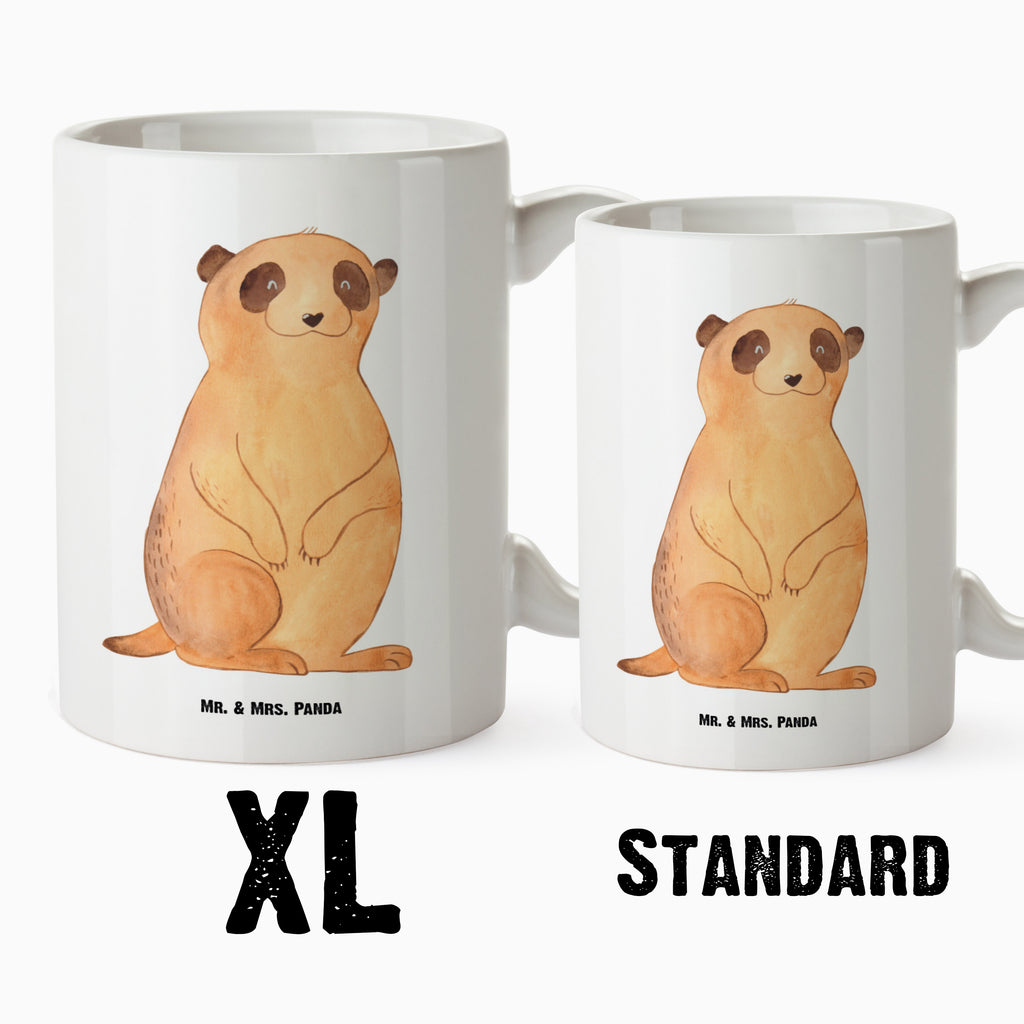 XL Tasse Erdmännchen XL Tasse, Große Tasse, Grosse Kaffeetasse, XL Becher, XL Teetasse, spülmaschinenfest, Jumbo Tasse, Groß, Afrika, Wildtiere, Erdmännchen, Reisen, Spruch, Weltreise, Afrikareise, Roadtrip, Traveling