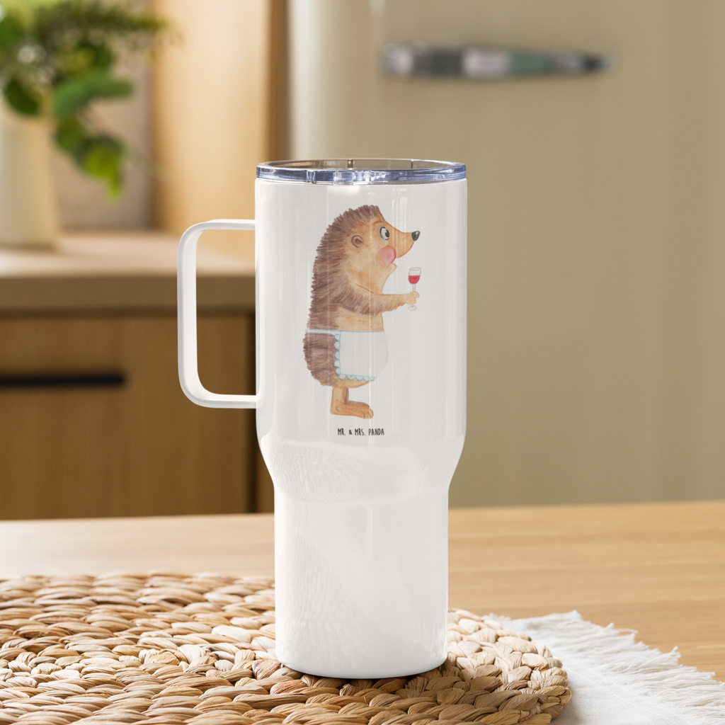 XXL Thermobecher Igel Wein Thermobecher, XL Thermobecher, Reisebecher, XL Reisetasse, Großer Thermobecher, Autobecher, Jumbo Becher, Tiermotive, Gute Laune, lustige Sprüche, Tiere, Wein Spruch, Igel, Geschenk Weintrinker, Geschenk Weinliebhaber, Wein Deko, Weinglas, Rotwein, Weißwein, Wein trinken